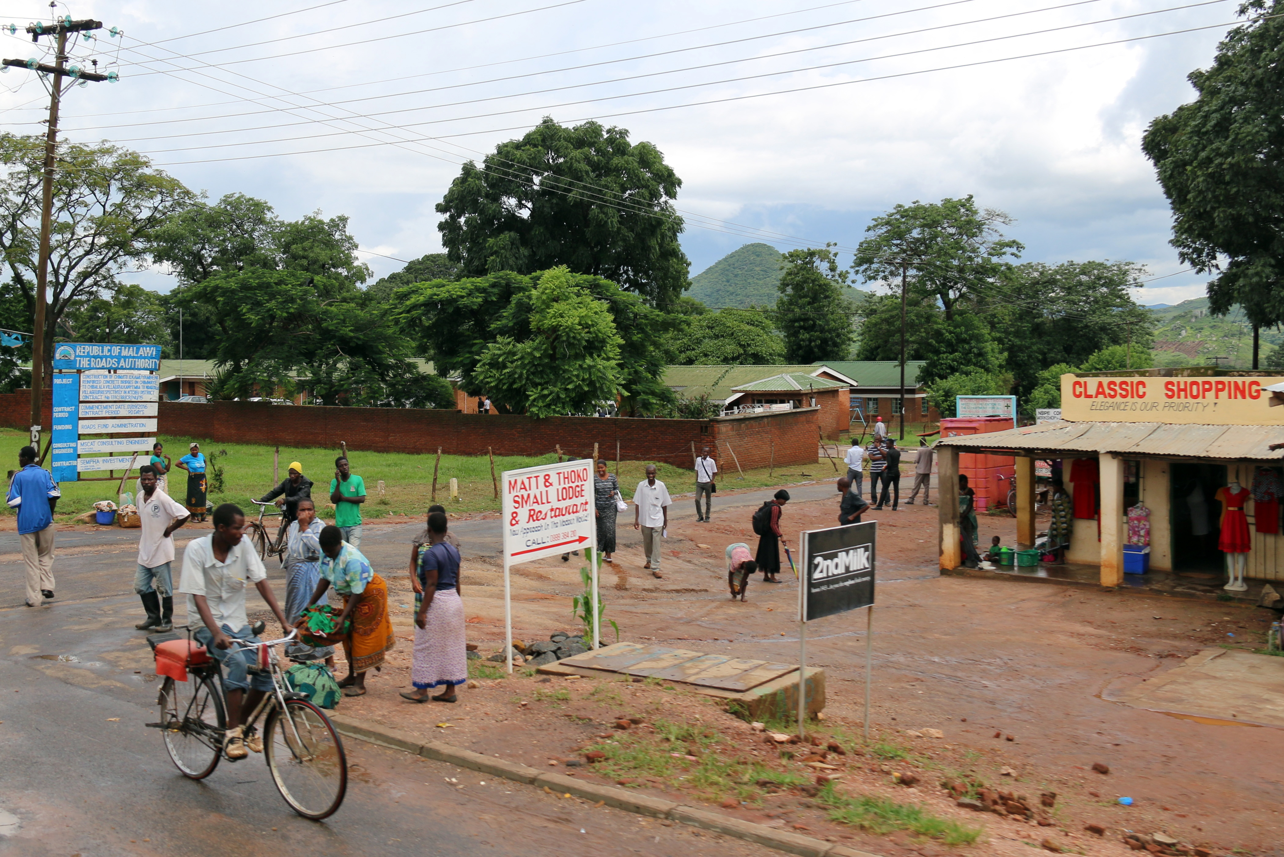 Street scene in Malawi