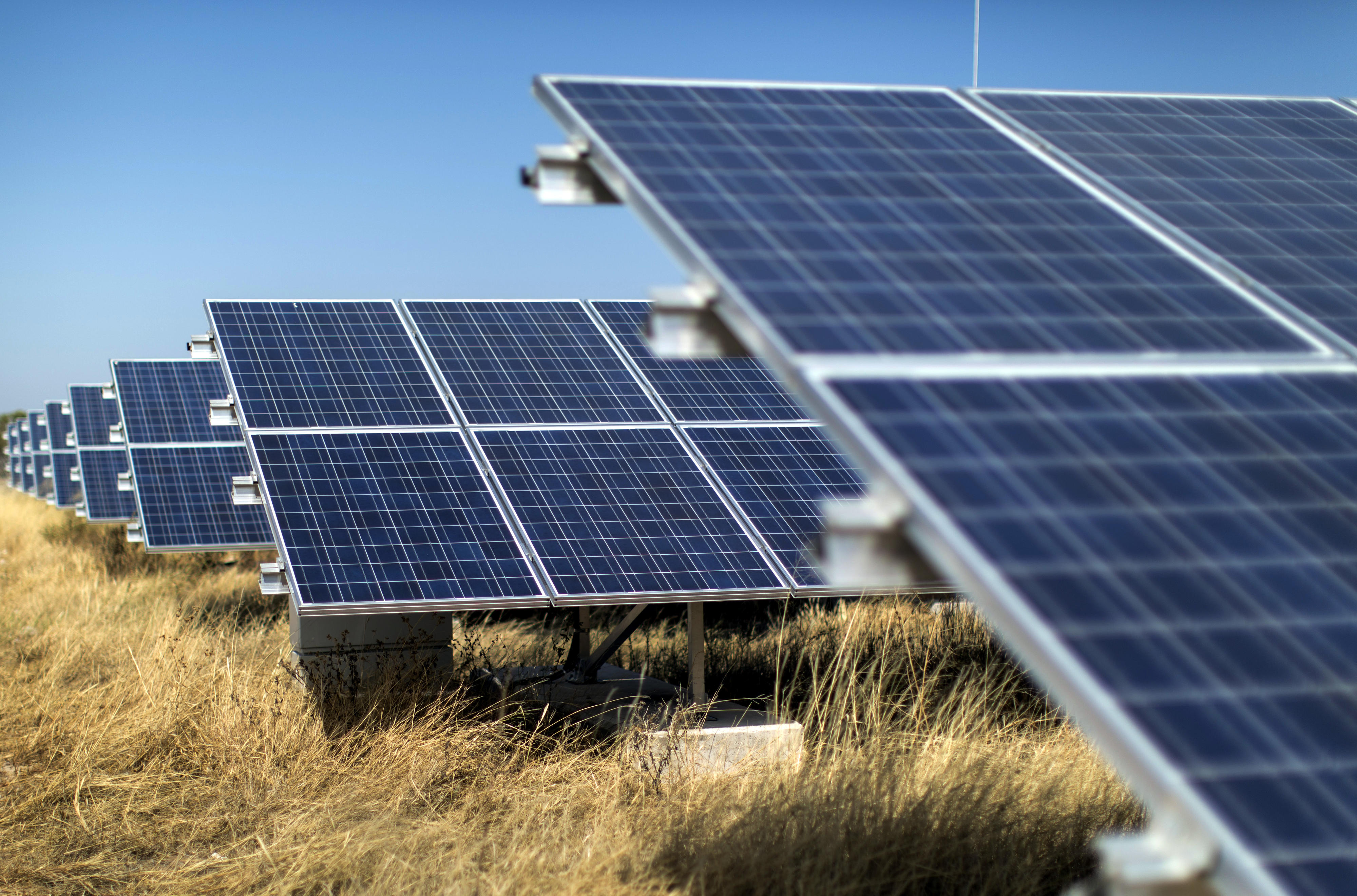 Symbolic image: Photovoltaic system in Africa