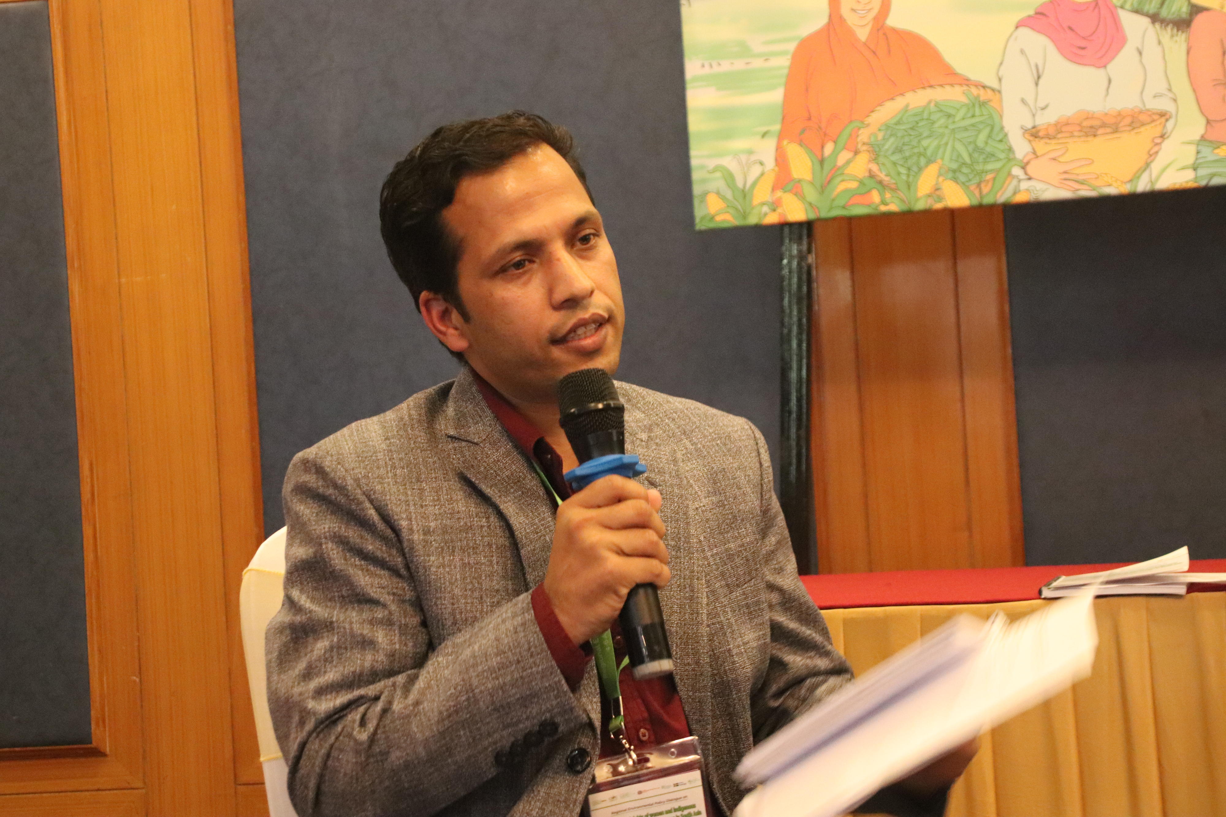 Dharm Raj Joshi, Aktivist für Landrechte in Kathmandu, Nepal
