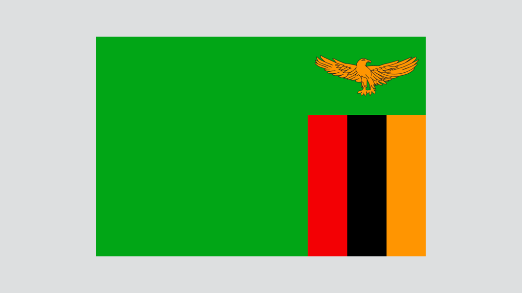 Flagge von Sambia