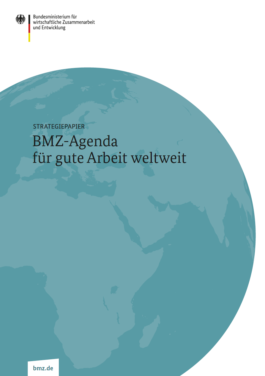 Titelblatt: Strategiepapier | BMZ-Agenda für gute Arbeit weltweit
