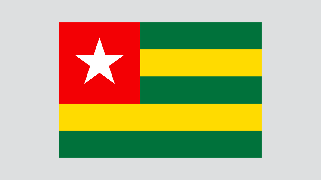 Flagge von Togo