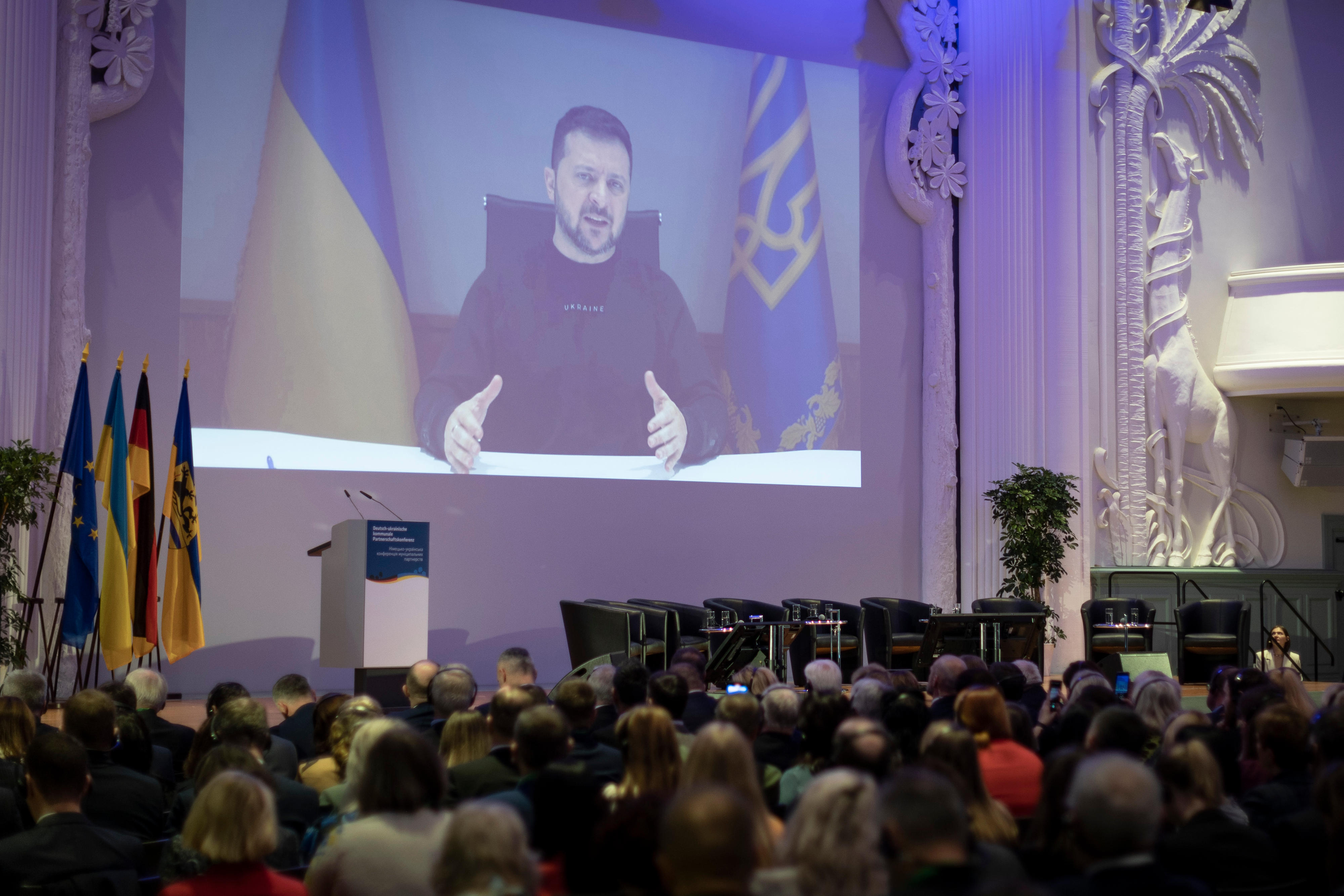 Videobotschaft von Wolodymyr Selenskyj, Präsident der Ukraine