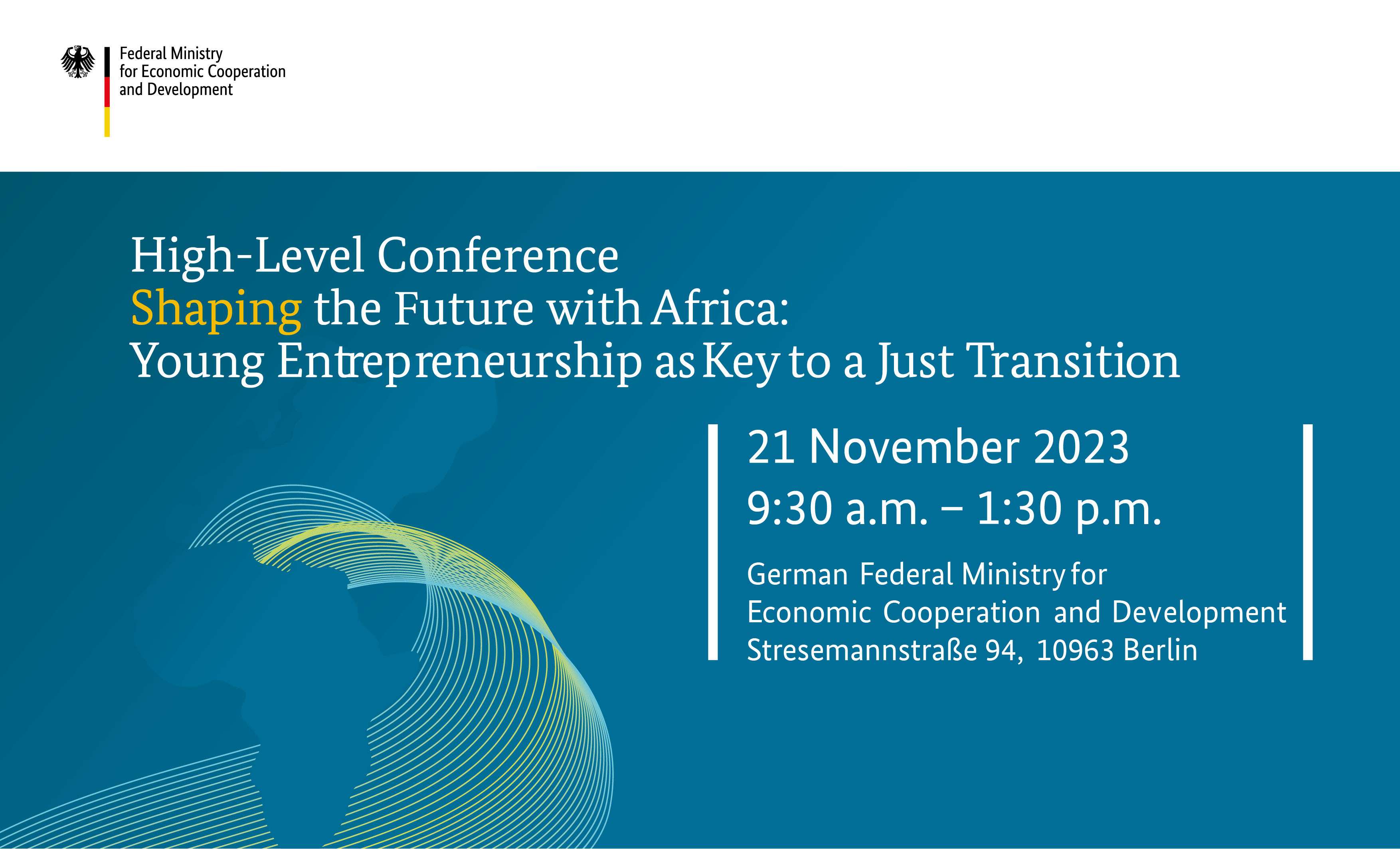 High-Level Conference Shaping the Future with Africa: Young Entrepreneurship as Key to a Just Transition