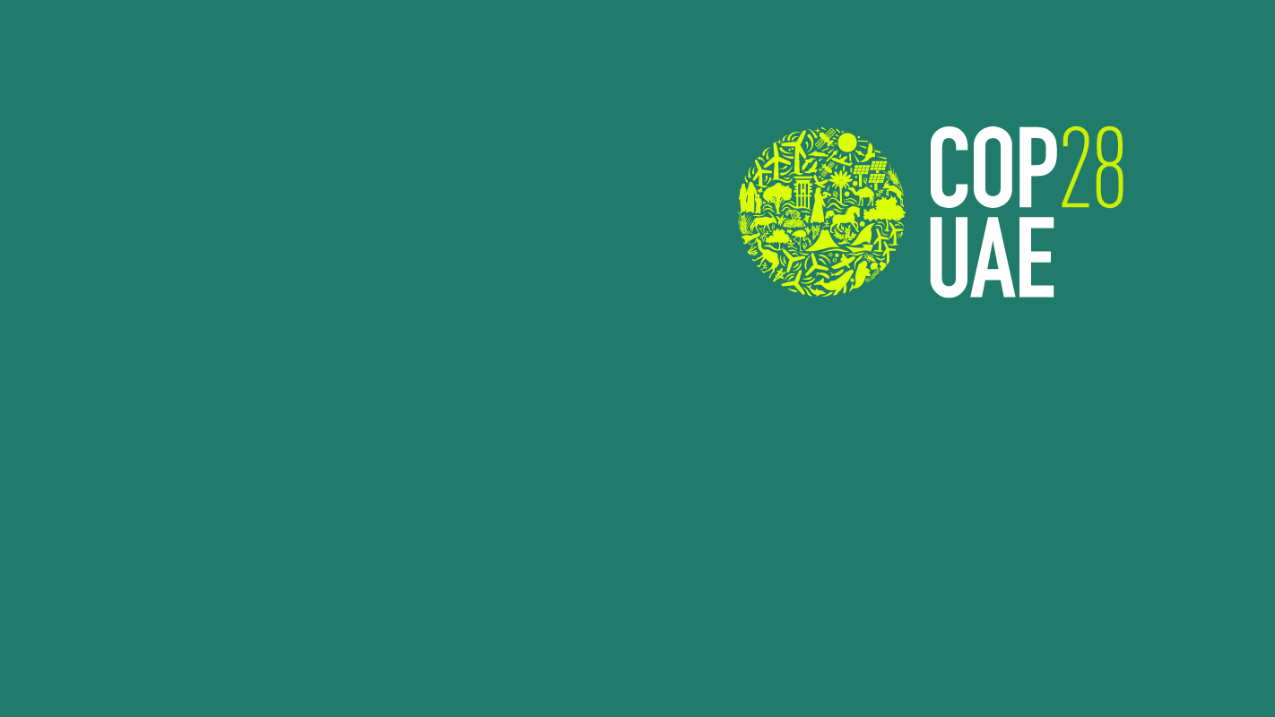 Logo: COP28 in Dubai, Vereinigte Arabische Emirate
