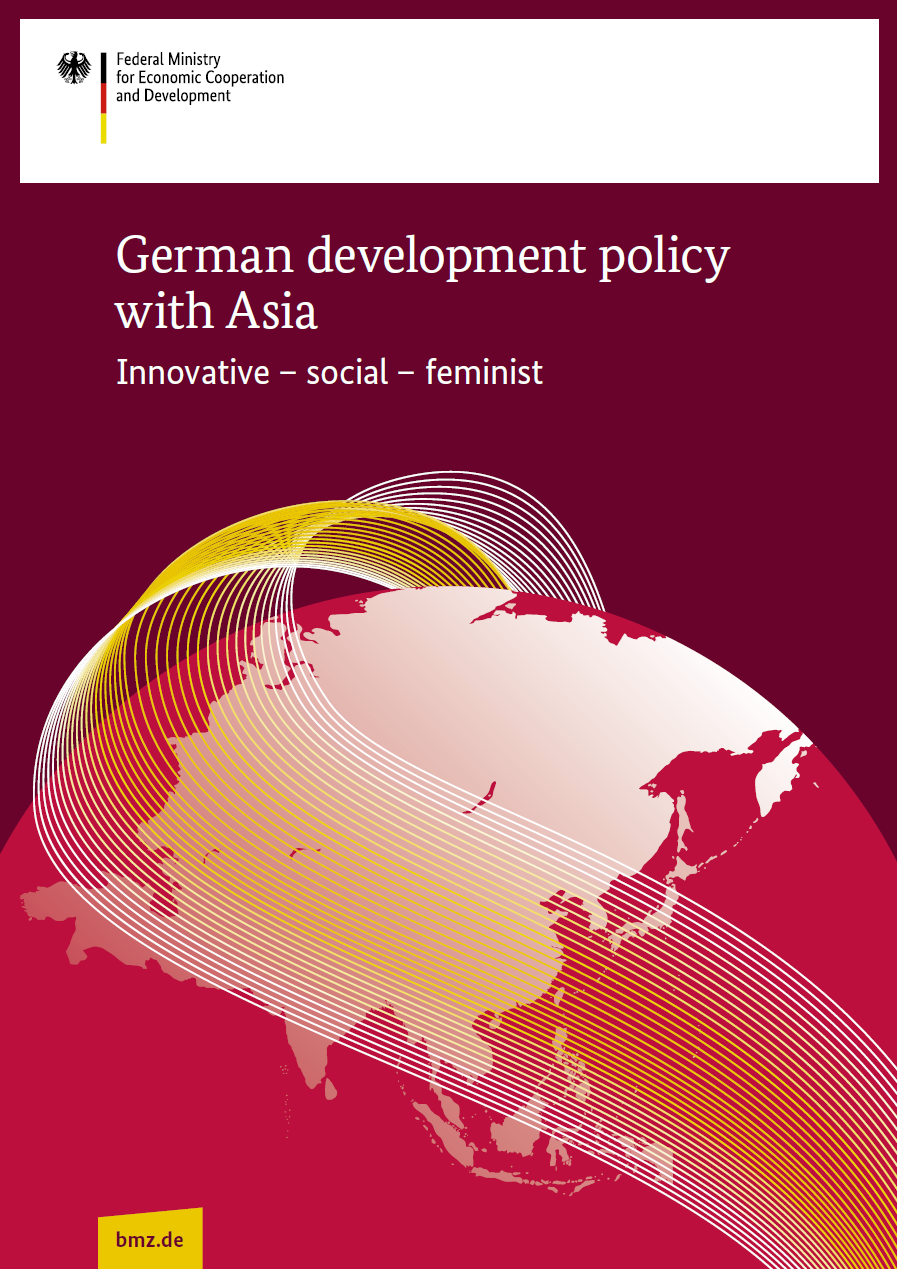 Cover: German development policy with Asia