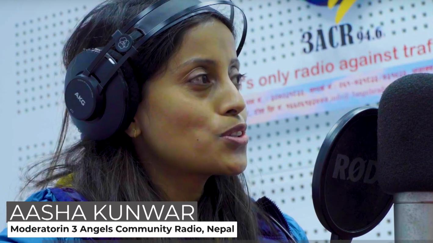 Still from the BMZ video: Germany supports independent media and media literacy around the world