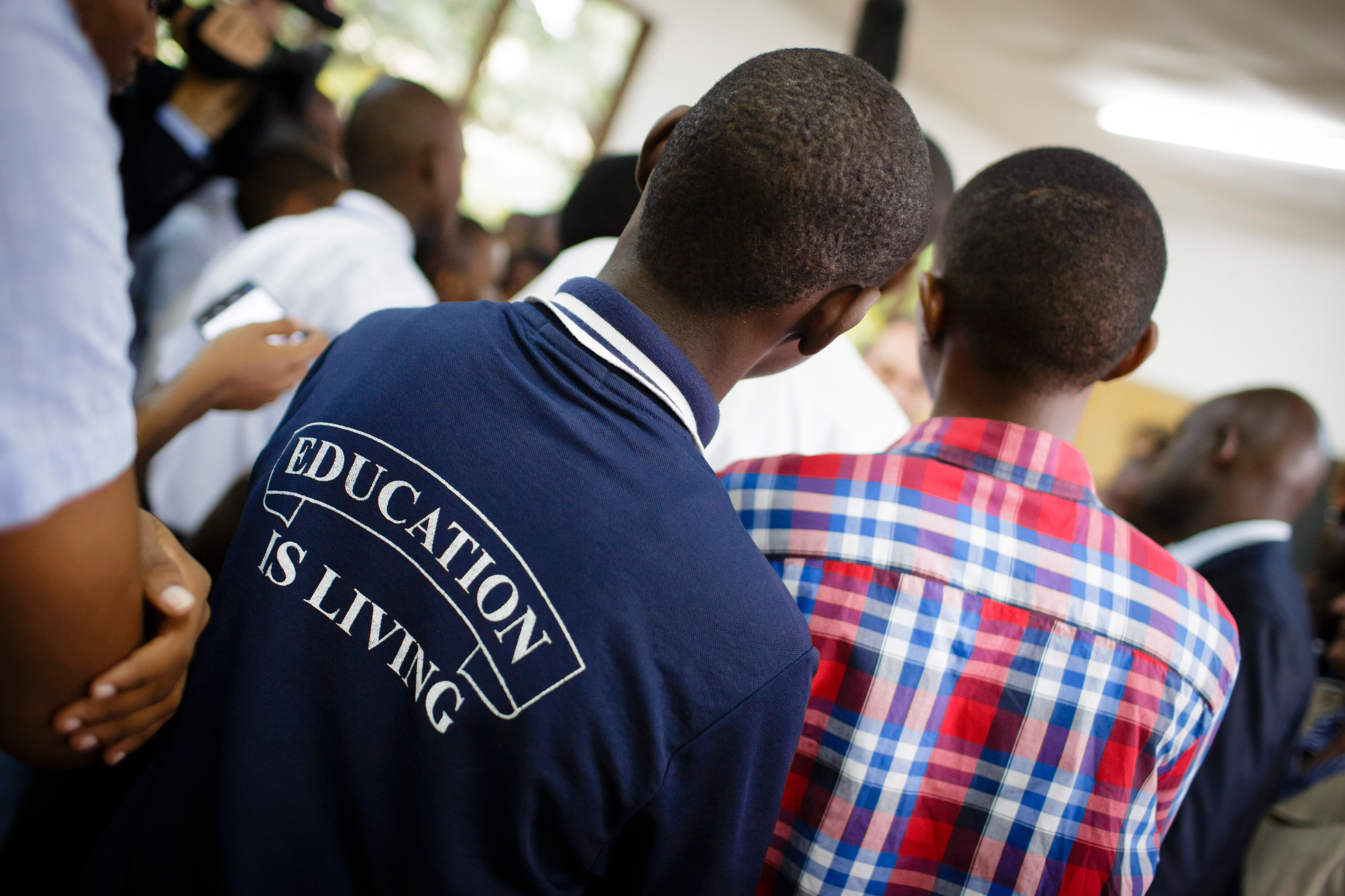 Group of students in Dar es Salaam, Tanzania