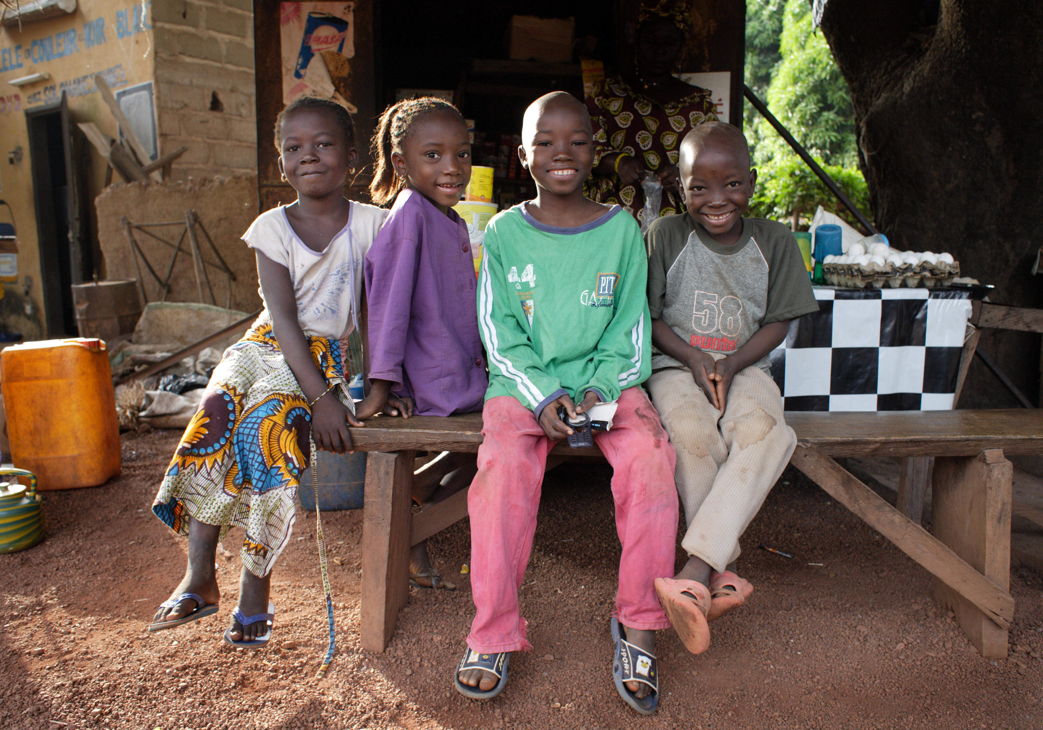 Kinder in Bobo, Burkina Faso