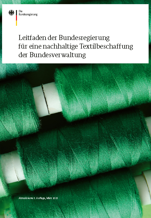 cover leitfaden nachhaltige textilbeschaffung