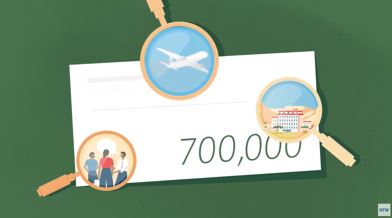 Standbild aus dem KfW-Video "TruBudget – Digitising financial cooperation"