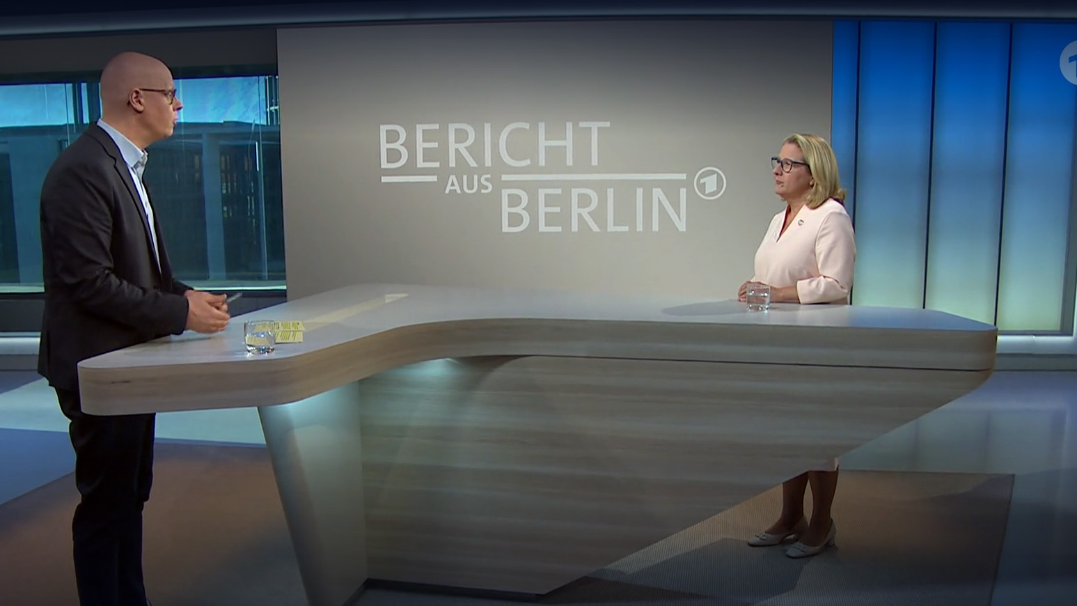 Standbild aus der ARD-Sendung "Bericht aus Berlin"