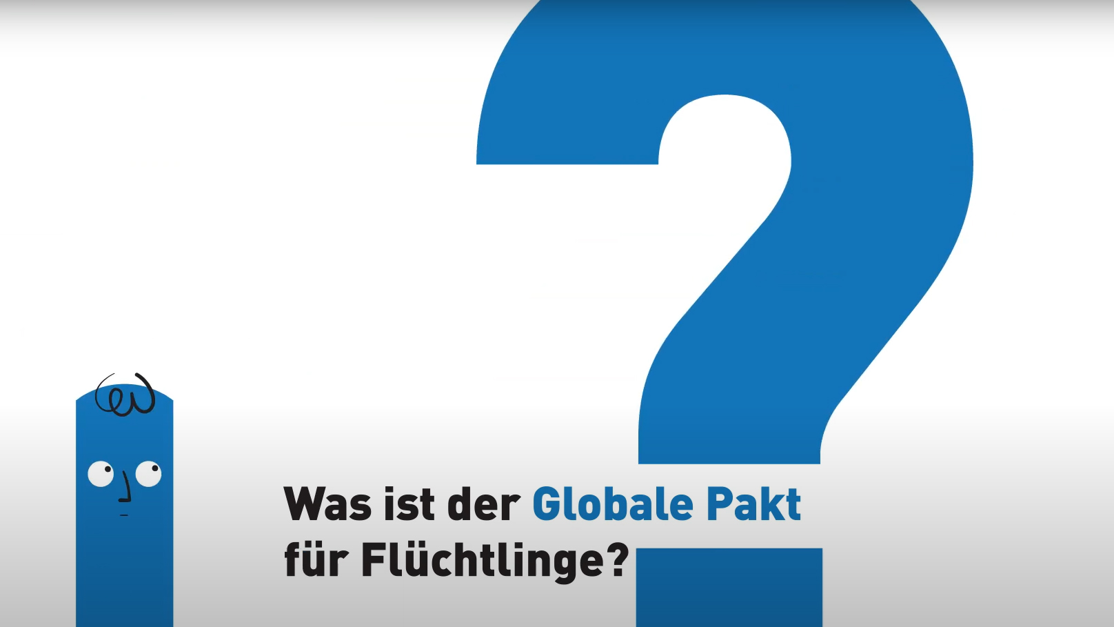 Standbild aus dem UNHCR-Video: Was ist der Globale Flüchtlingspakt?