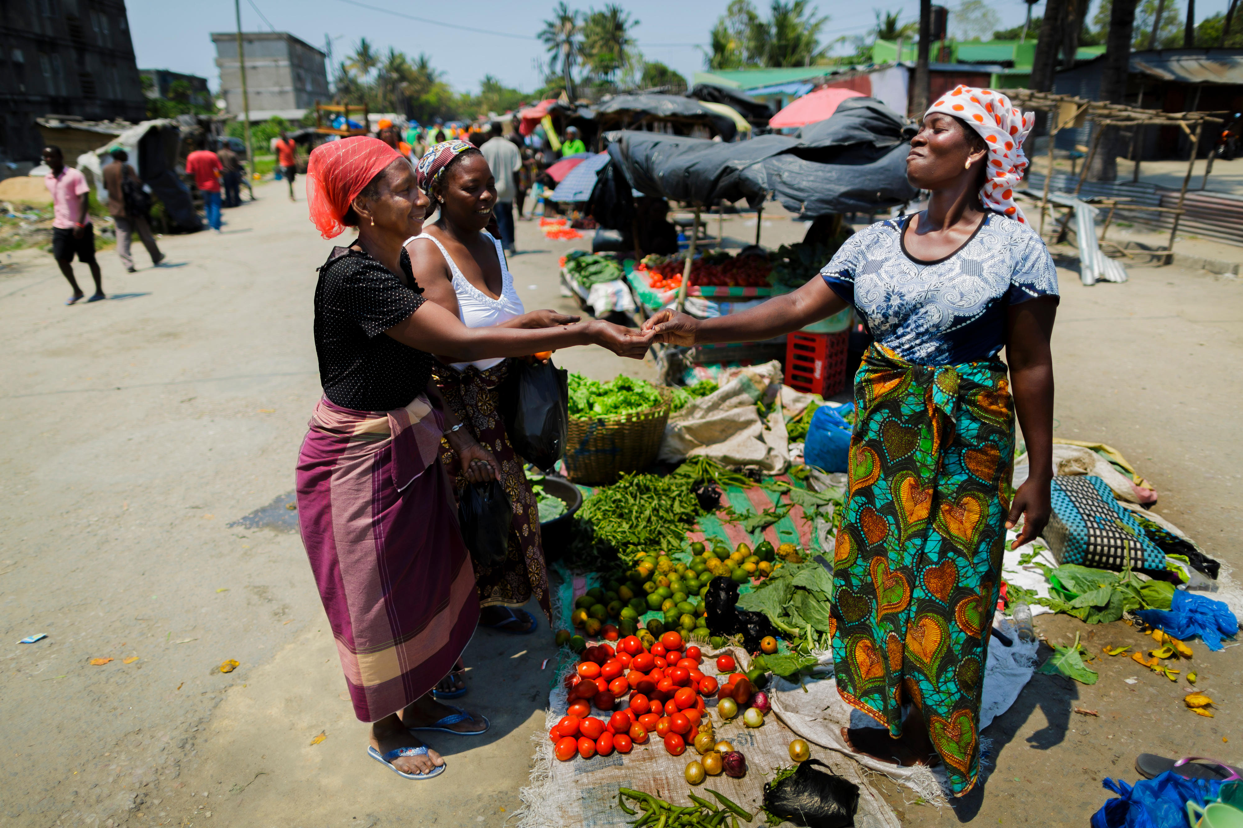 Street market in Beira, Mozambique