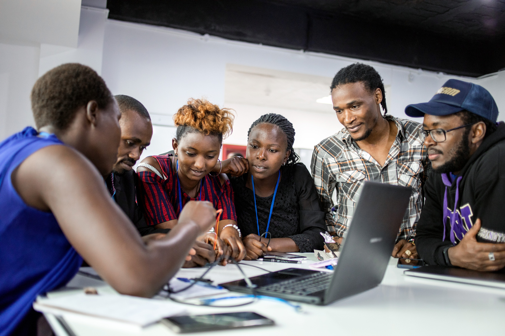 Training for computer-assisted participative urban planning at the Digital Transformation Center in Kigali, Rwanda