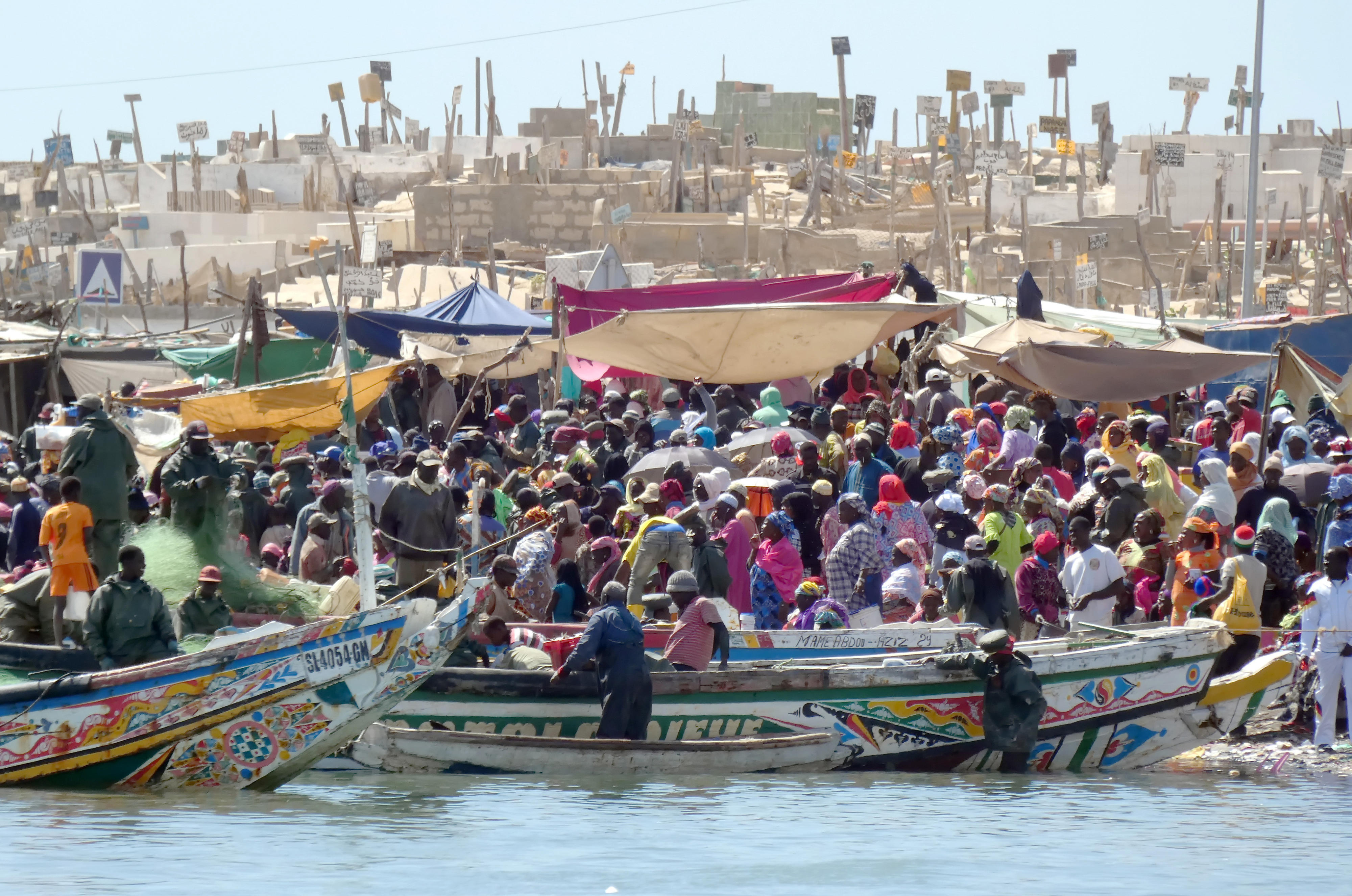 Fischmarkt in Saint Louis, Senegal