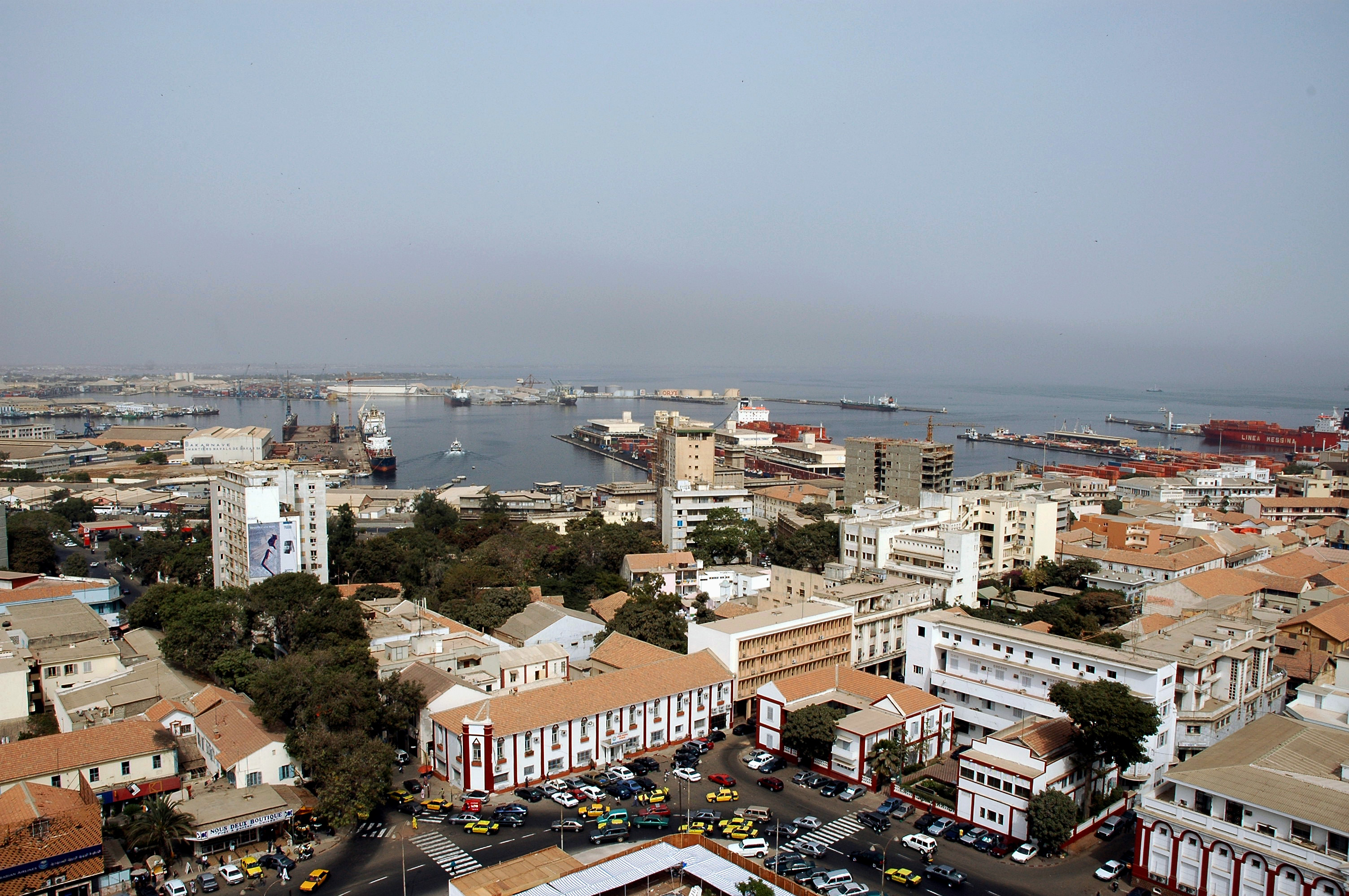 Der Hafen von Dakar, Senegal