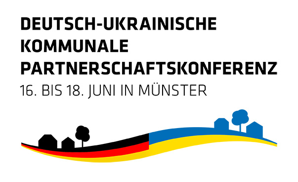 Logo: Deutsch-Ukrainische kommunale Partnerschaftskonferenz in Münster