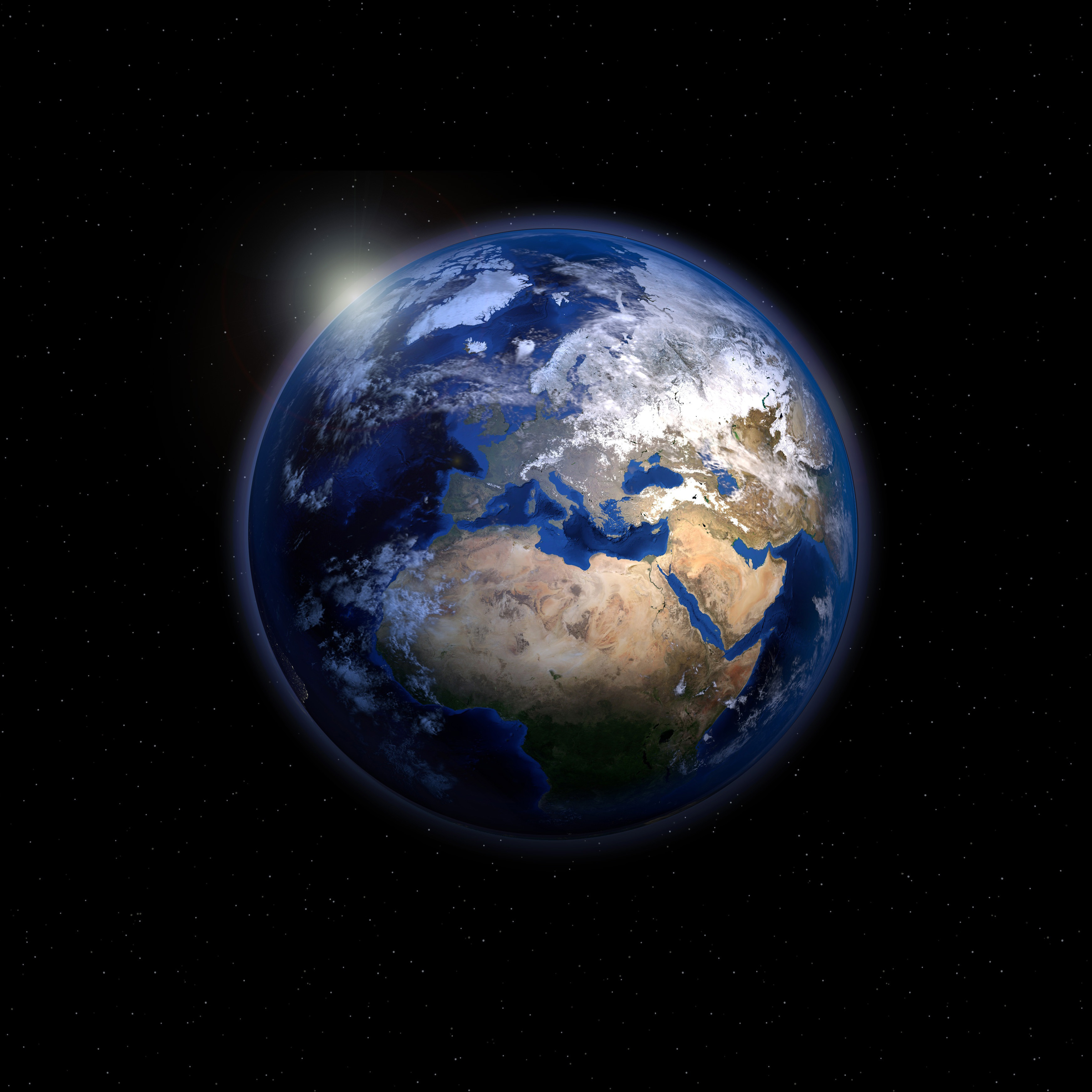 Earth seen from space