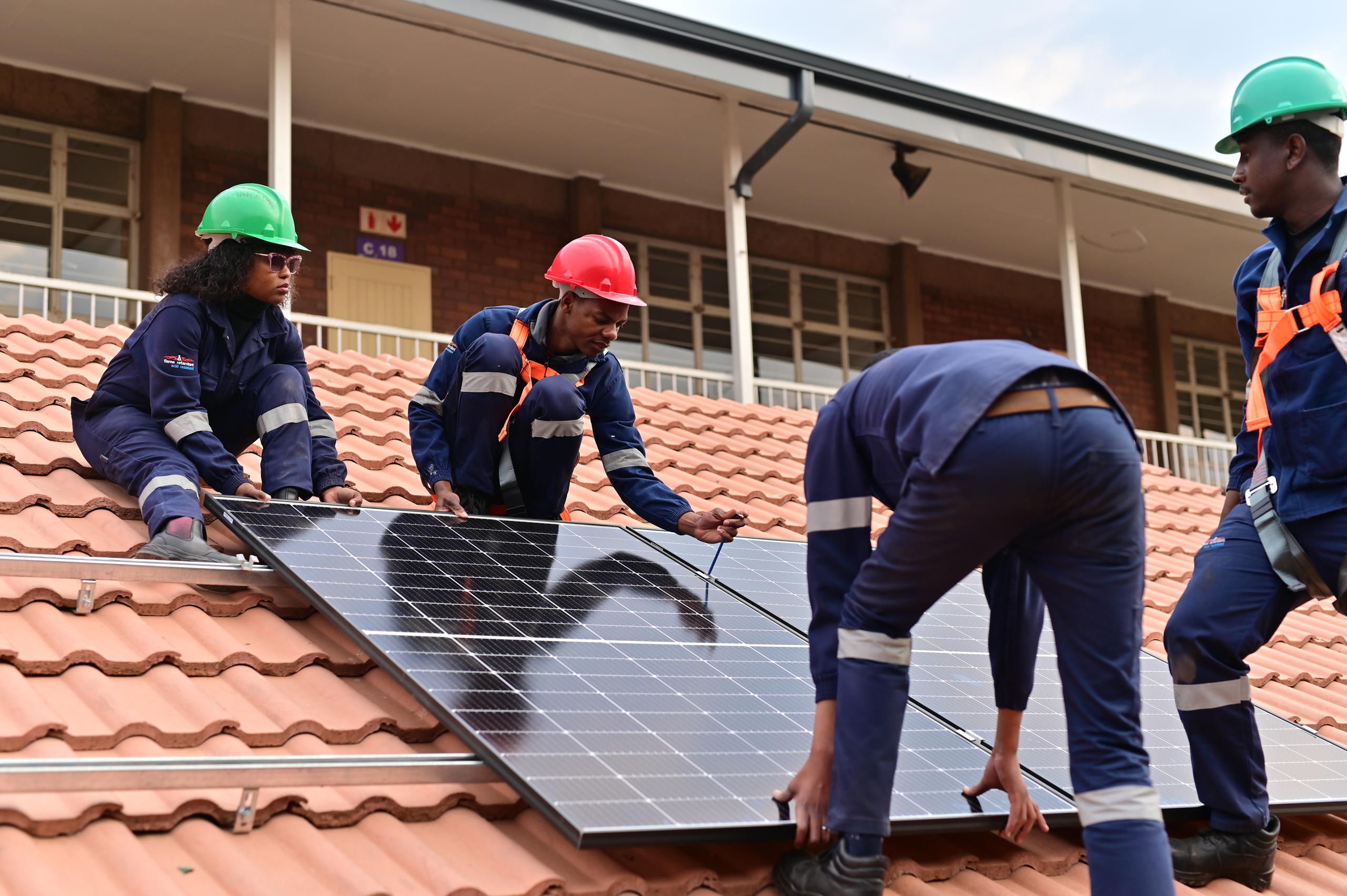 Ausbildungszentrum für Solartechnikerinnen und -techniker in Südafrika