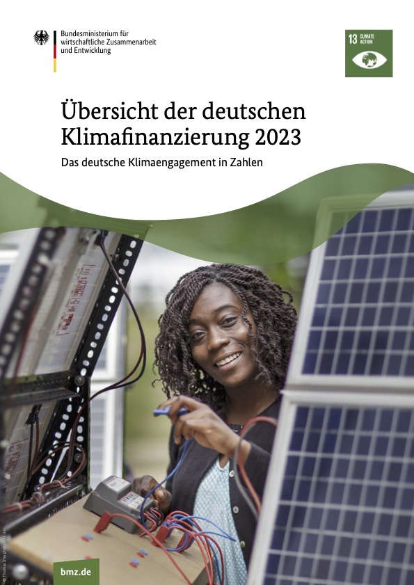 Cover: Das BMZ-Klimaengagement in Zahlen