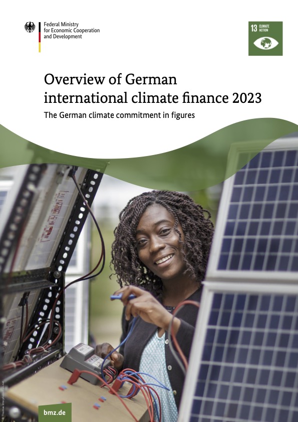 Cover: Overview of German international climate finance 2023