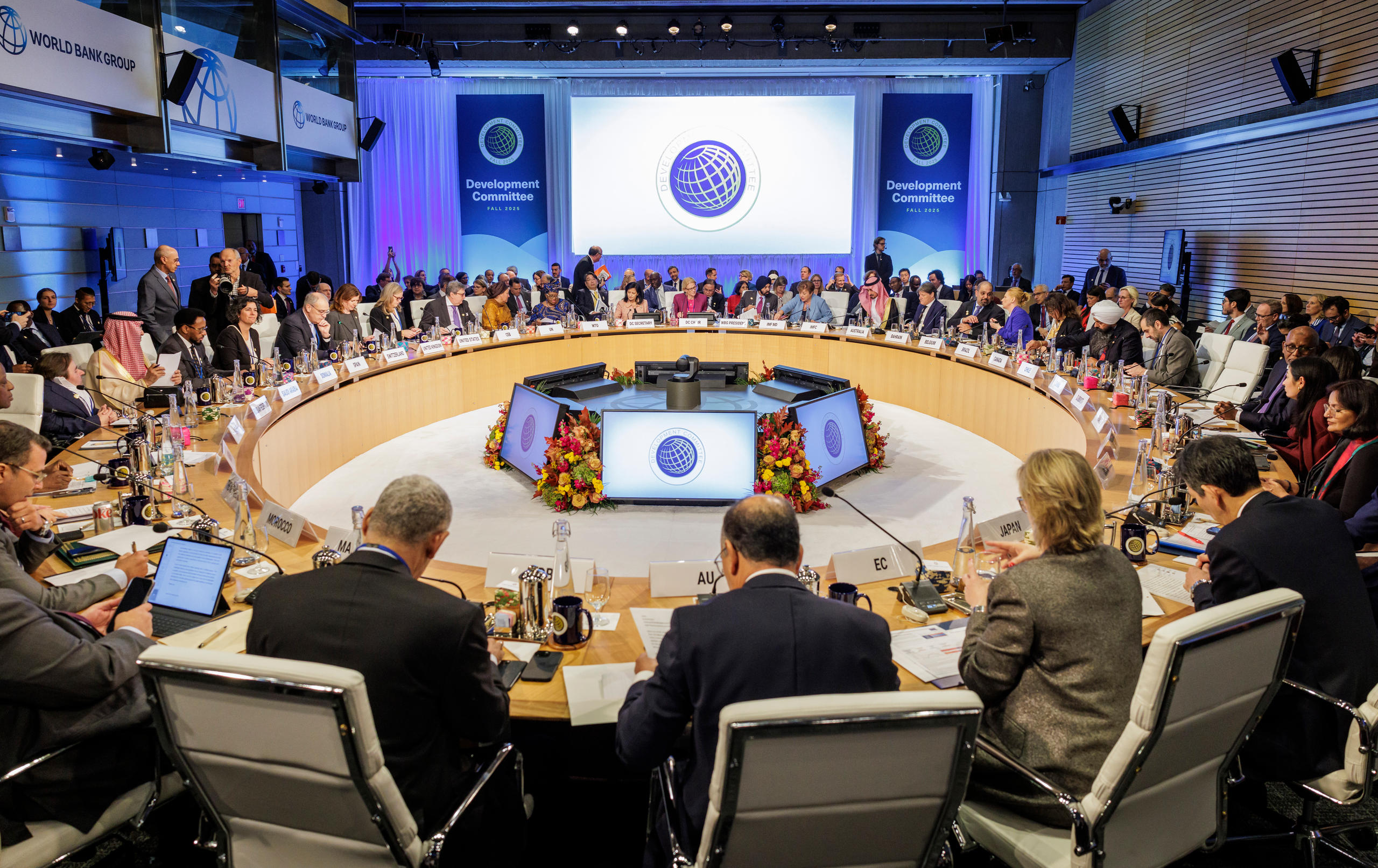 Im Rahmen der Weltbank-Jahrestagung in Washington, D.C. tagt der Entwicklungsausschuss