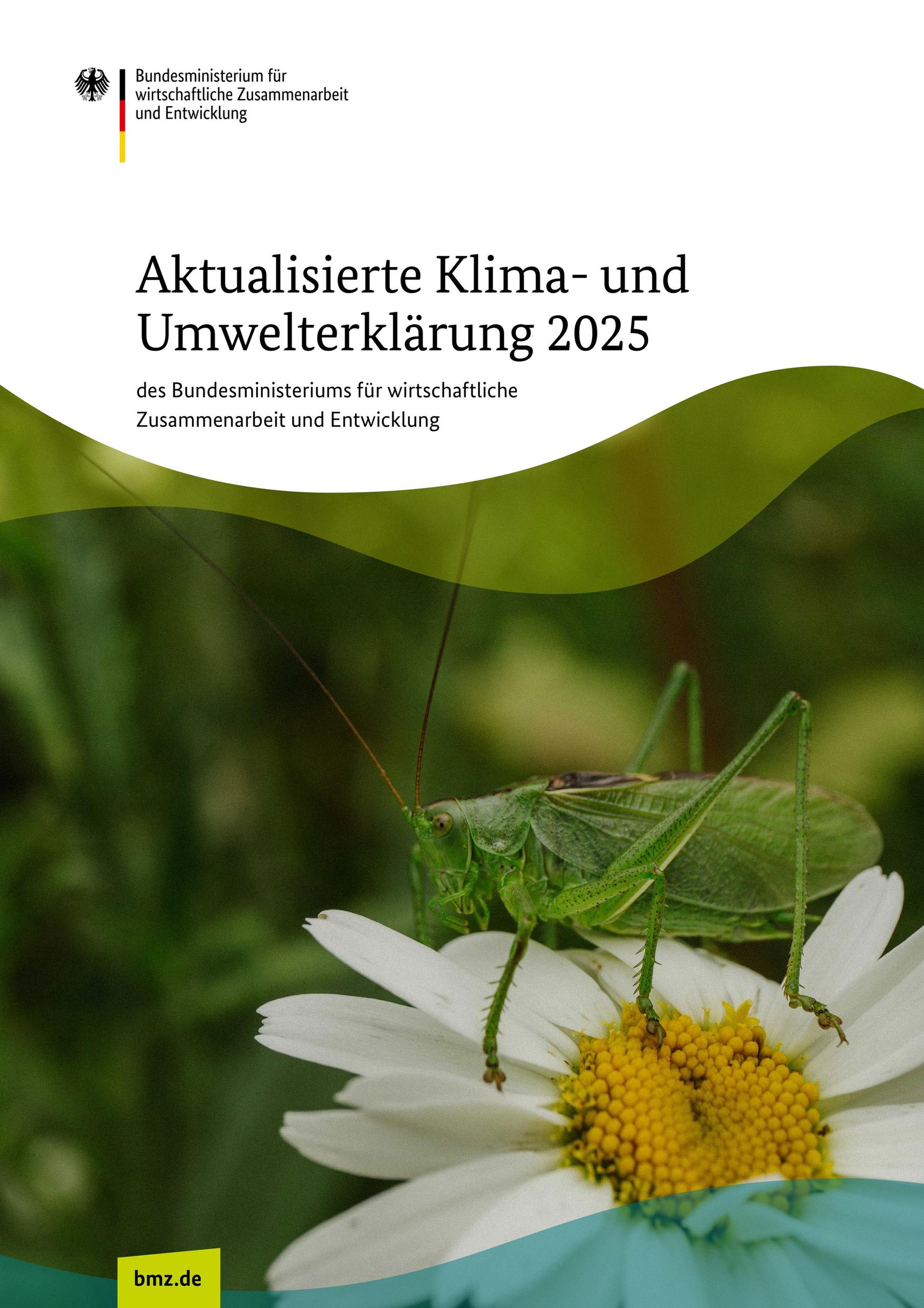 Titelblatt: Aktualisierte Klima- und Umwelterklärung 2025
