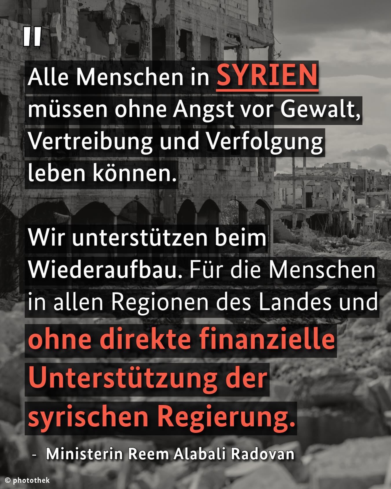 Instagram-Kanal des BMZ