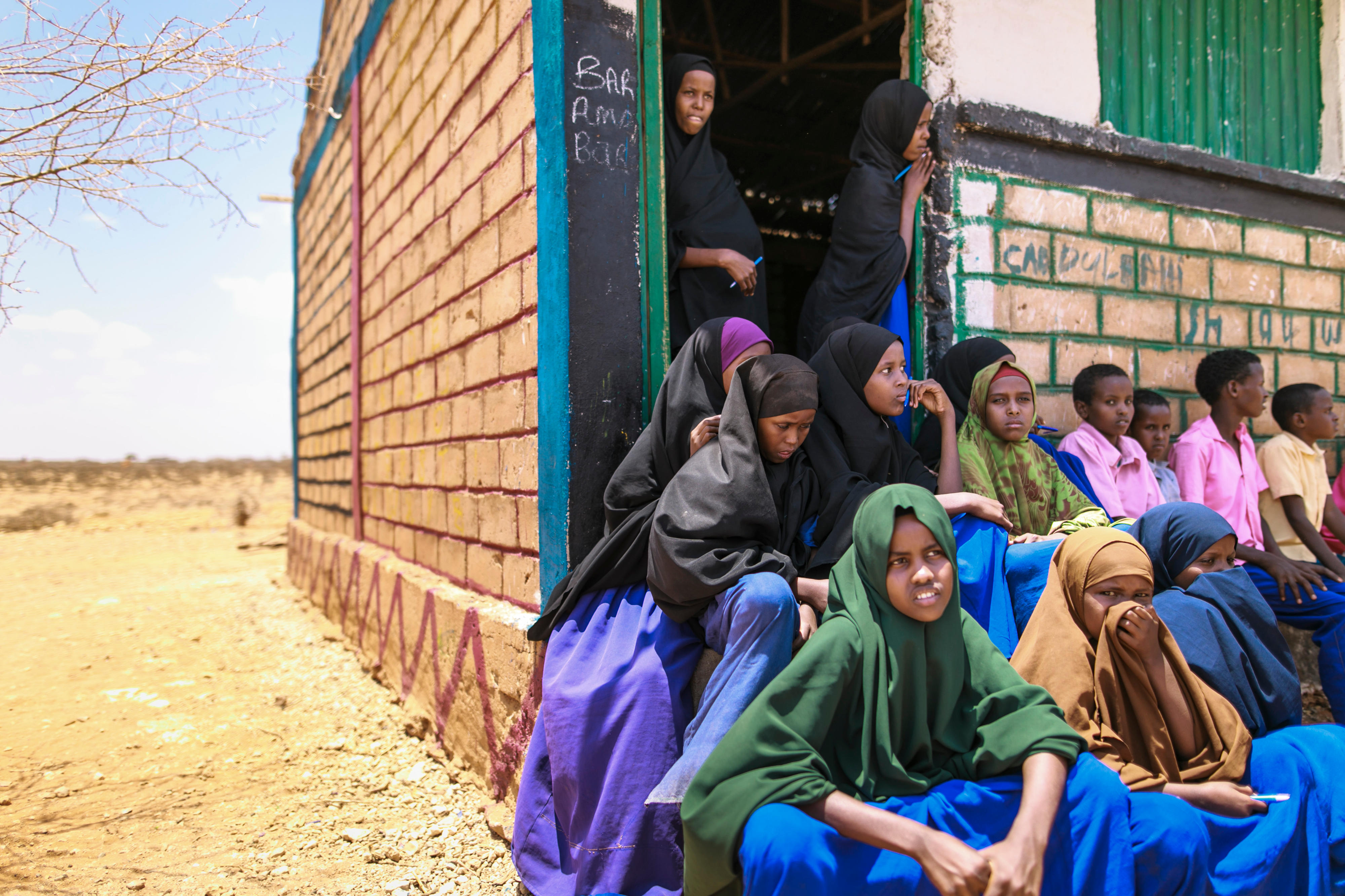 Schülerinnen in einer Grundschule in Äthiopien
