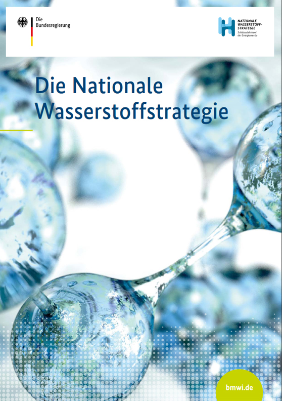 Titelblatt: Die Nationale Wasserstoffstrategie