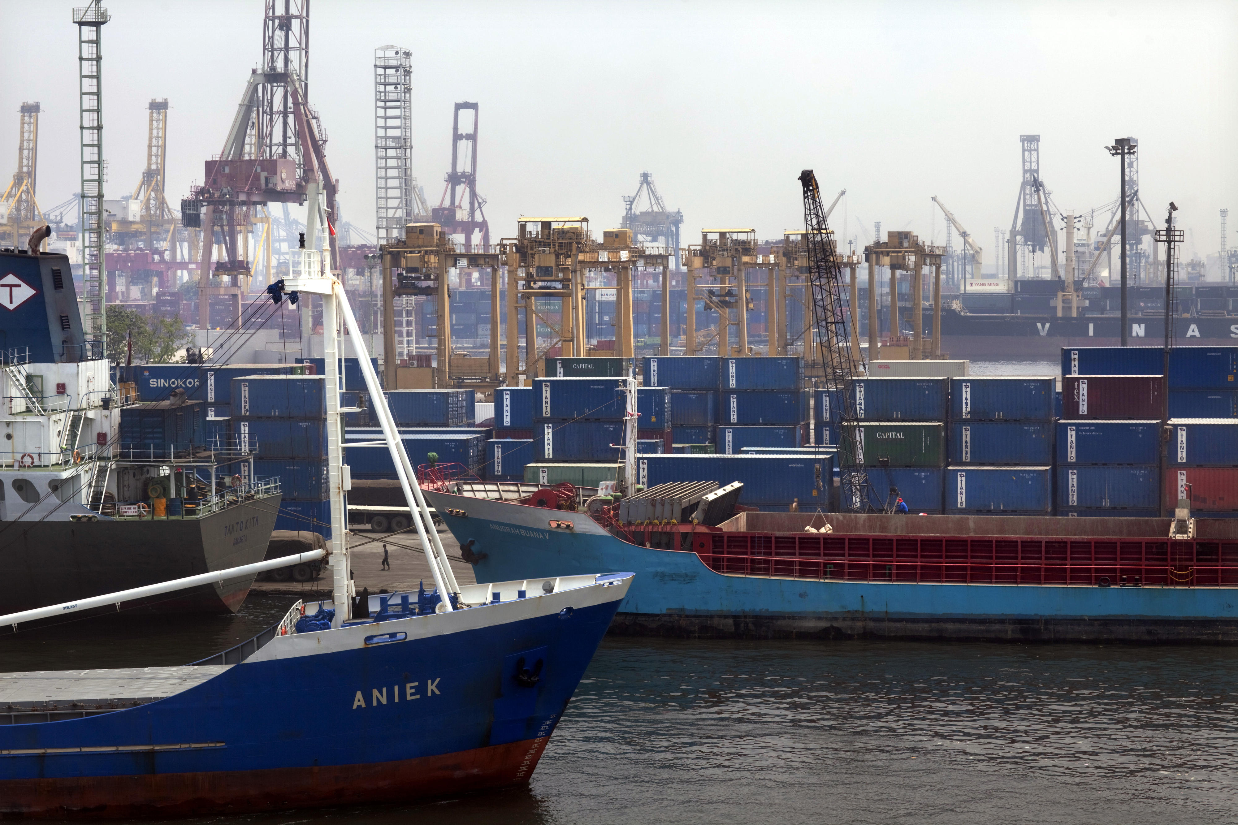 Hafen von Jakarta, Indonesien