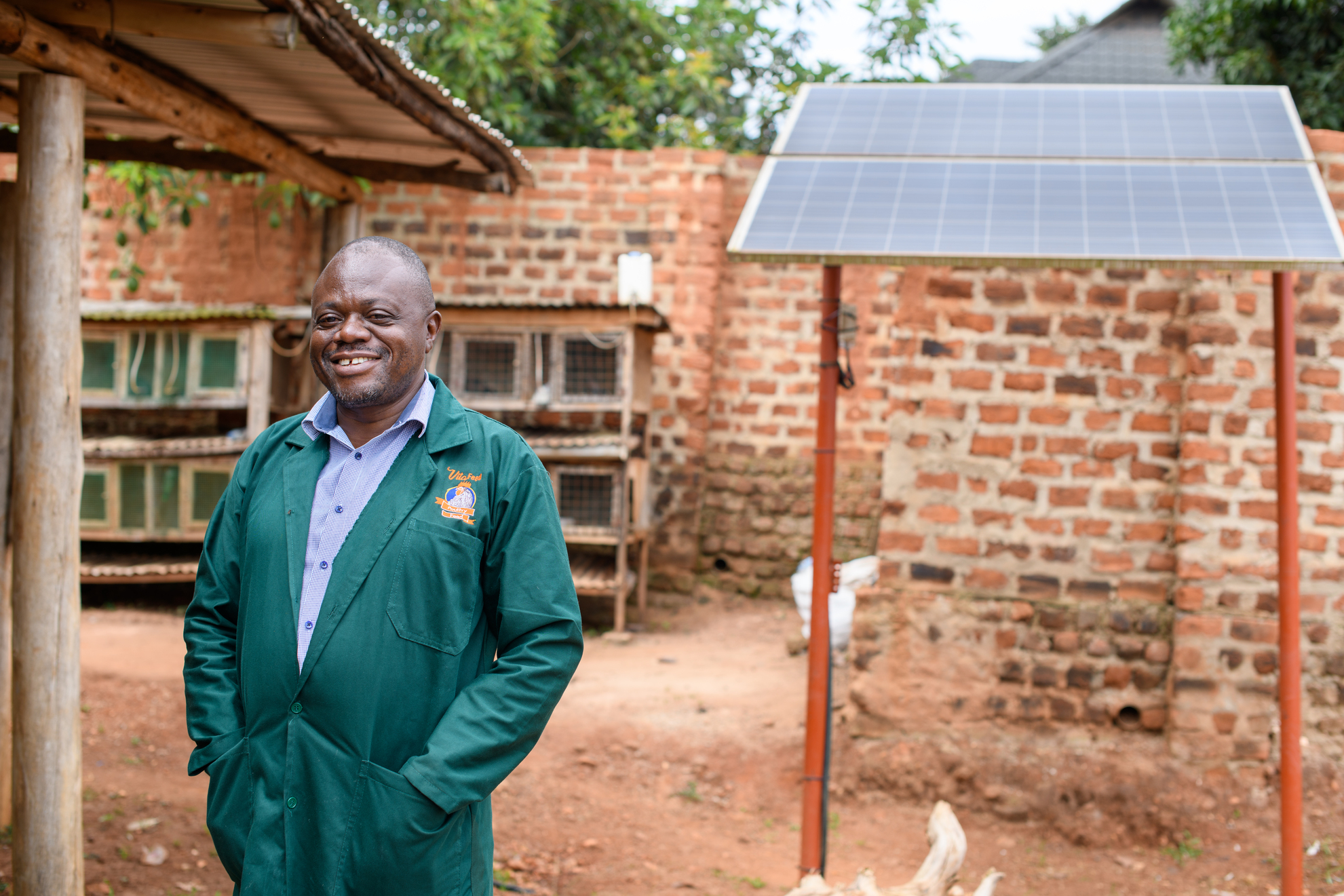 Thanks to solar-powered irrigation, Kilenzi Yahaya’s farm is thriving.