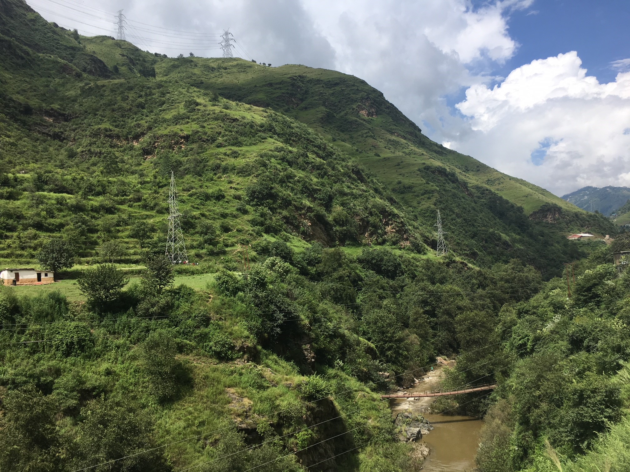 Transmission lines carry sustainable electricity to the parts of India where it is most urgently needed.