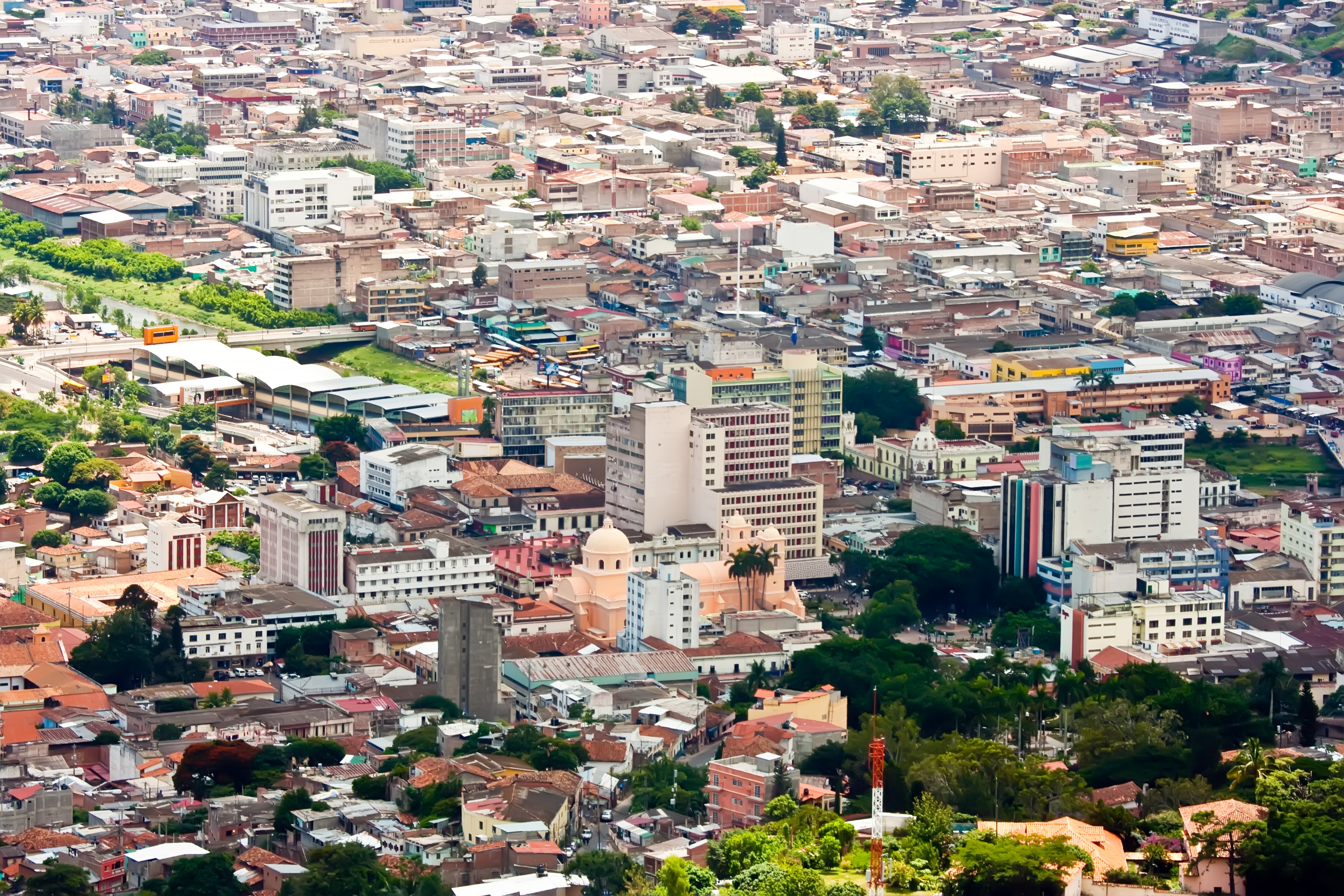 Stadtansicht von Tegucigalpa, Honduras