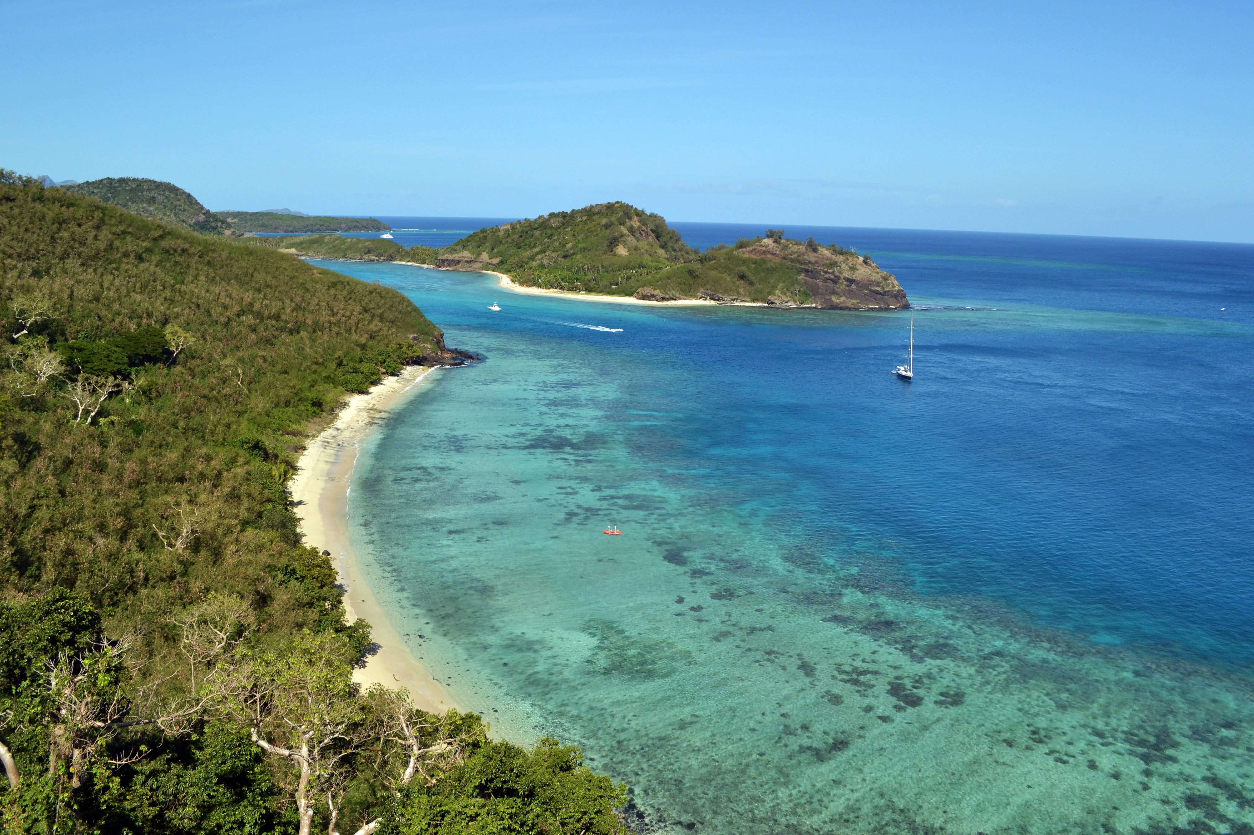 Küstenabschnitt auf den Fidschi-Inseln