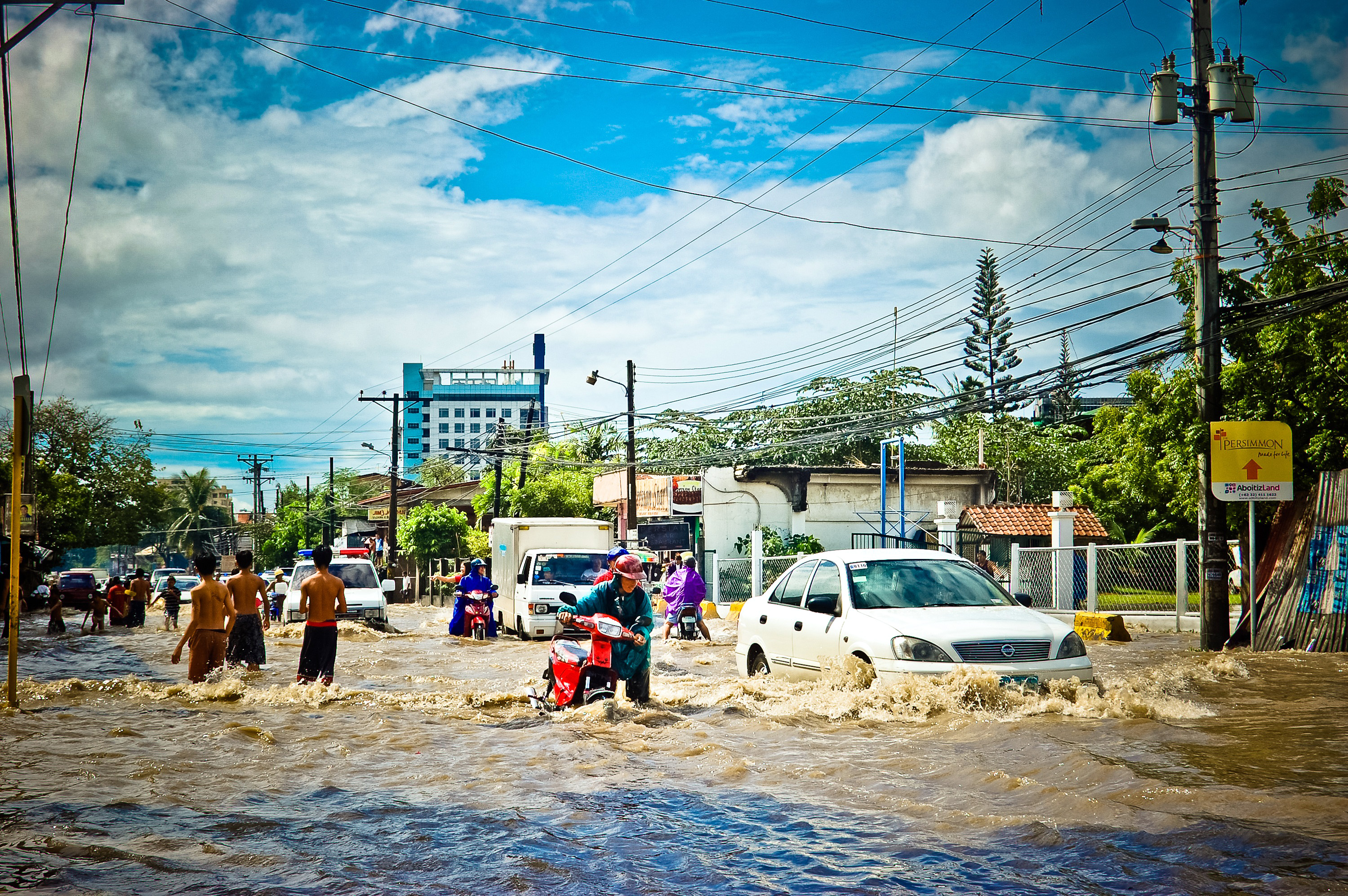 Überschwemmung auf Cebu, Philippinen