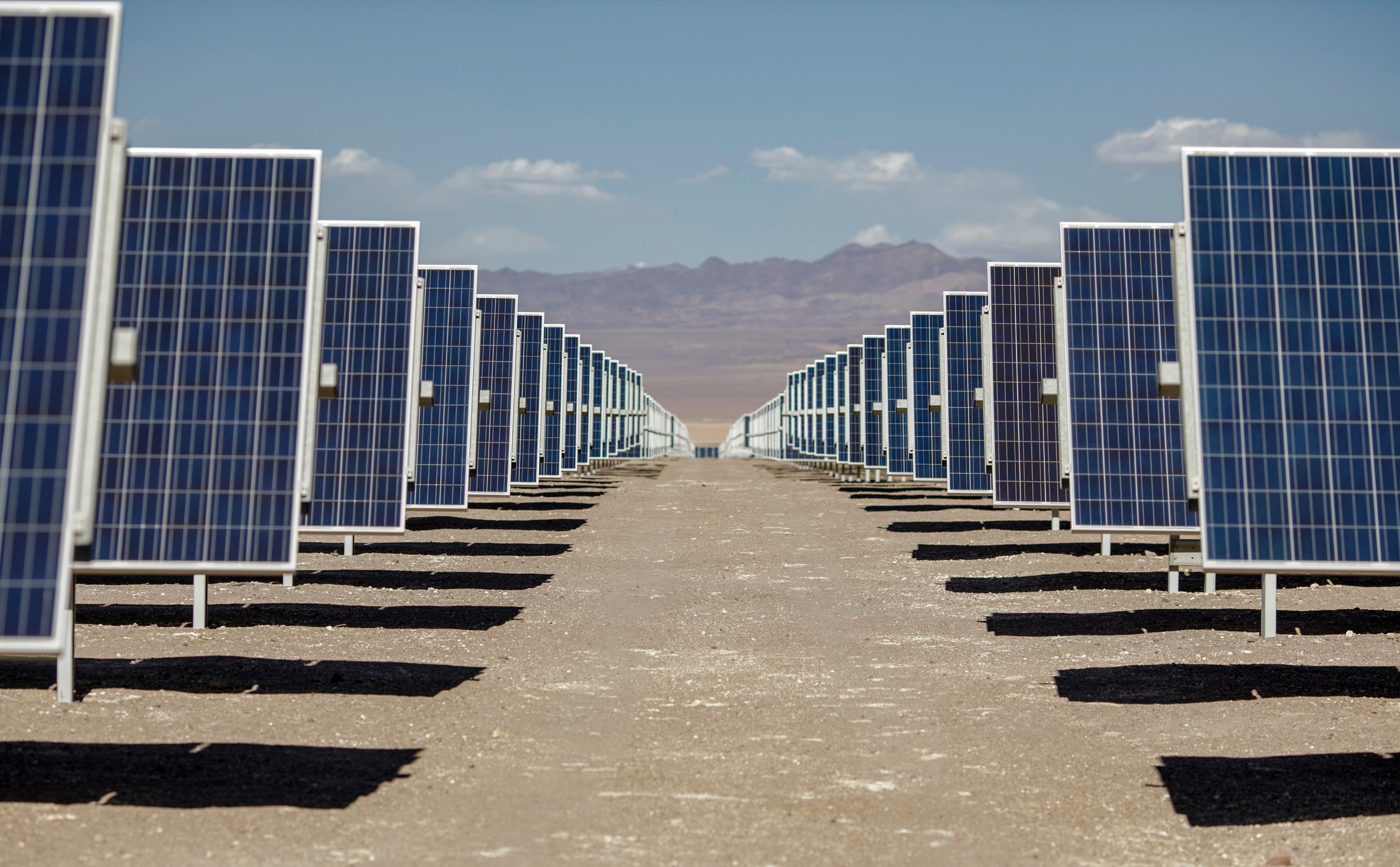Solar system Solar Jama in the Atacama Desert in Chile
