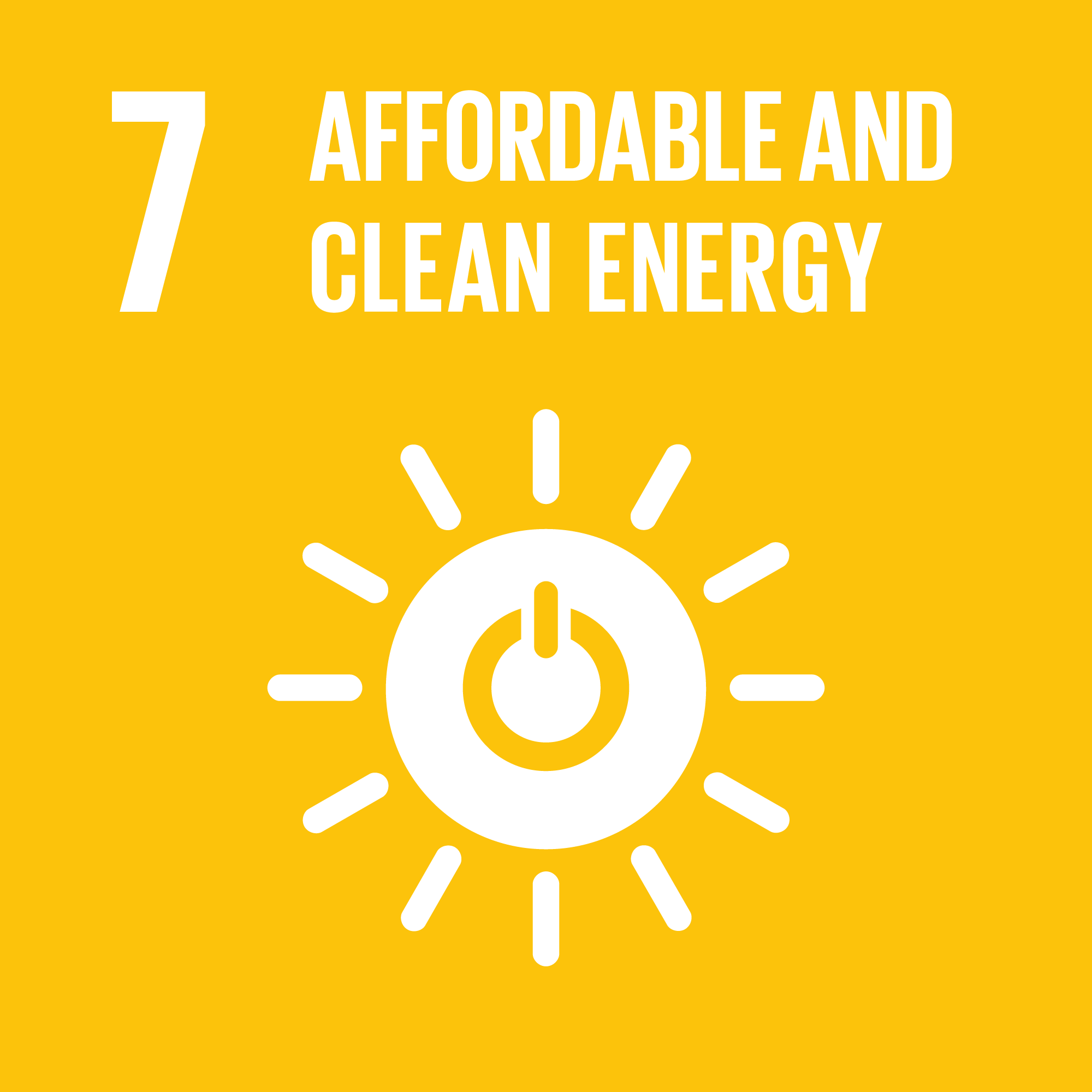 SDG 7: Affordable and clean energy