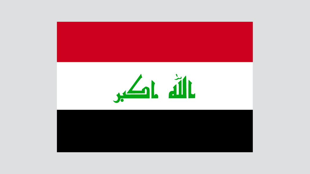 Flagge des Irak png