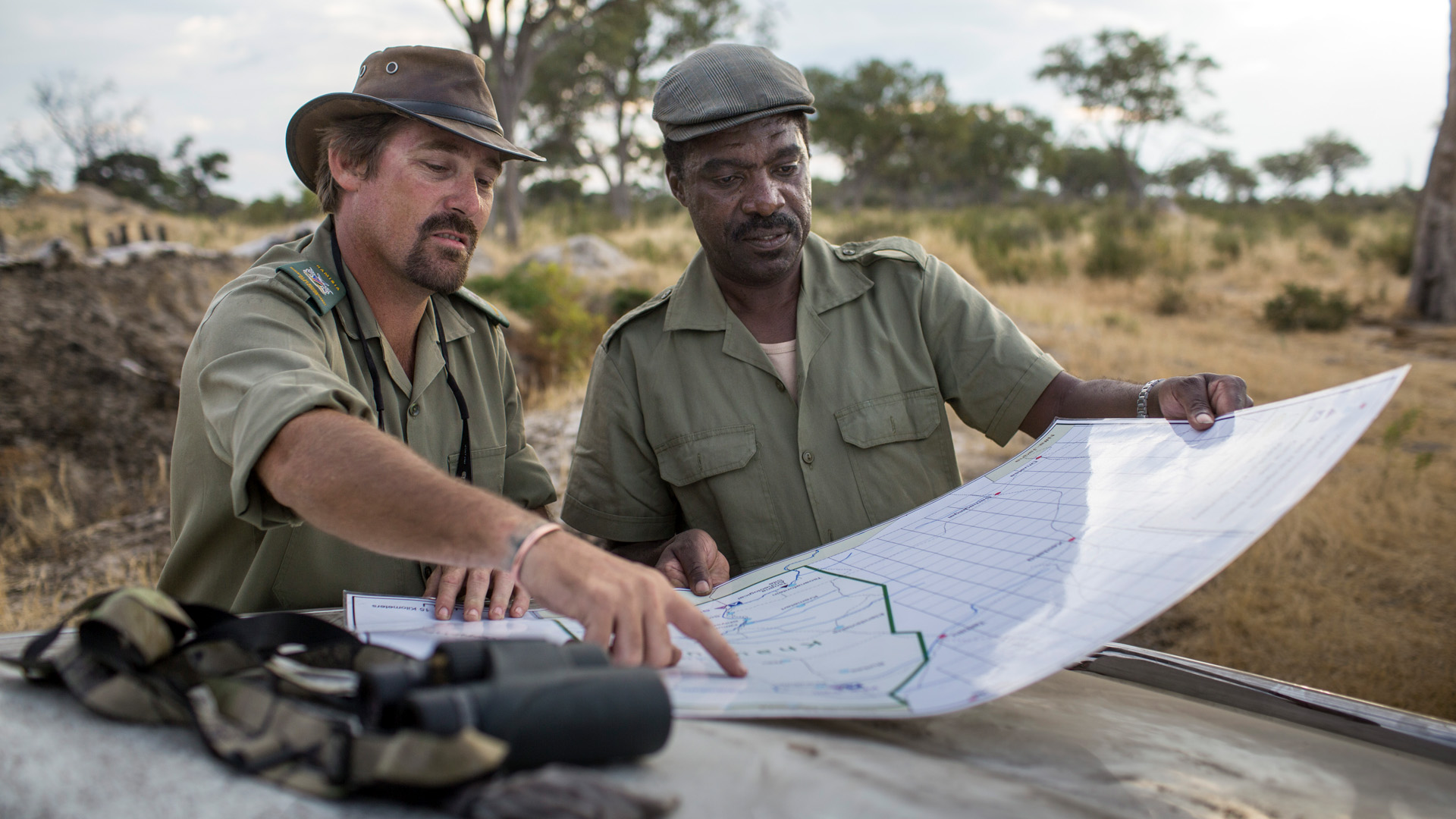 Ranger im namibischen Khaudum-Nationalpark, der Teil des grenzübergreifenden KAZA-Projekts ist