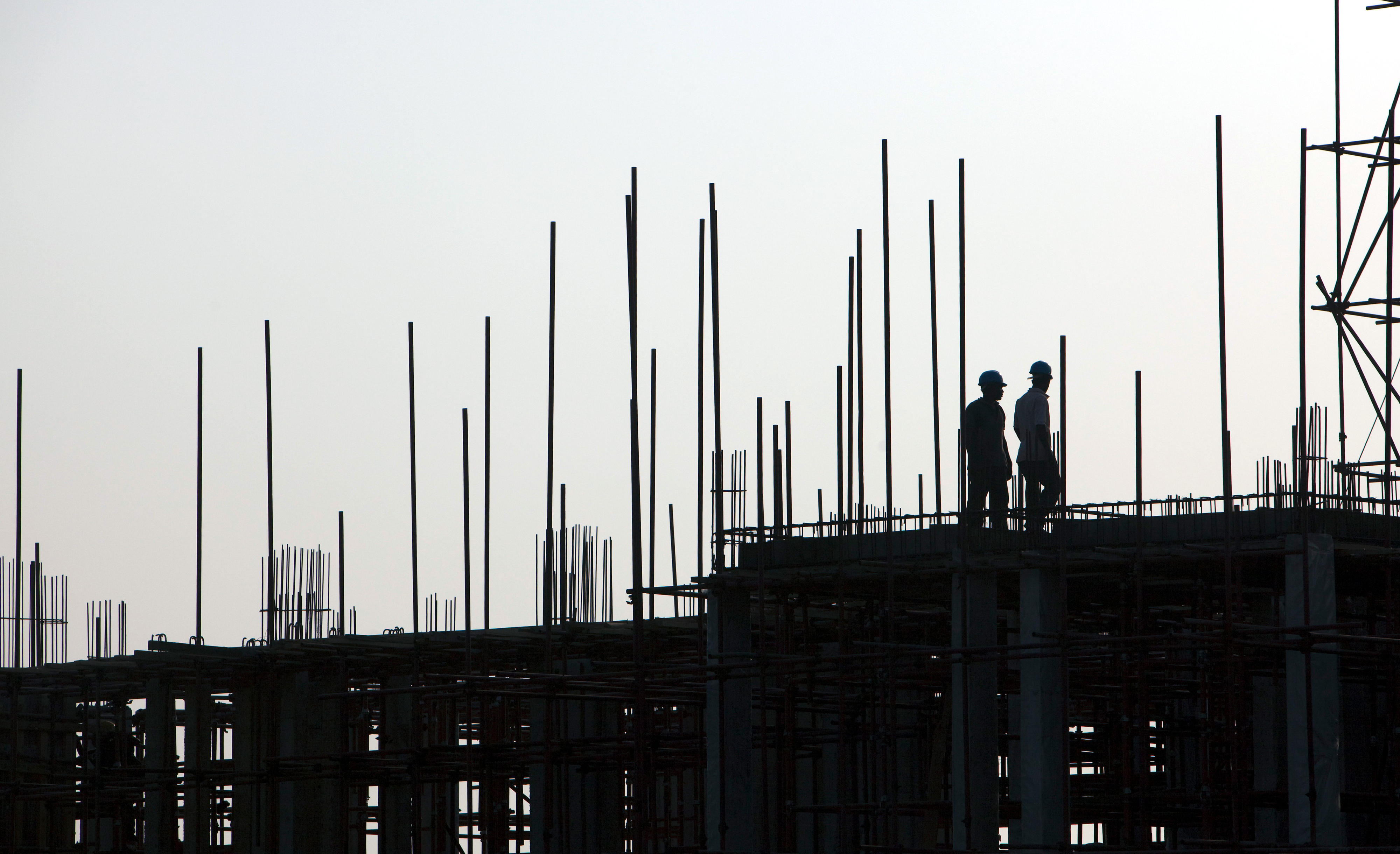 Bulding site in Accra, Ghana