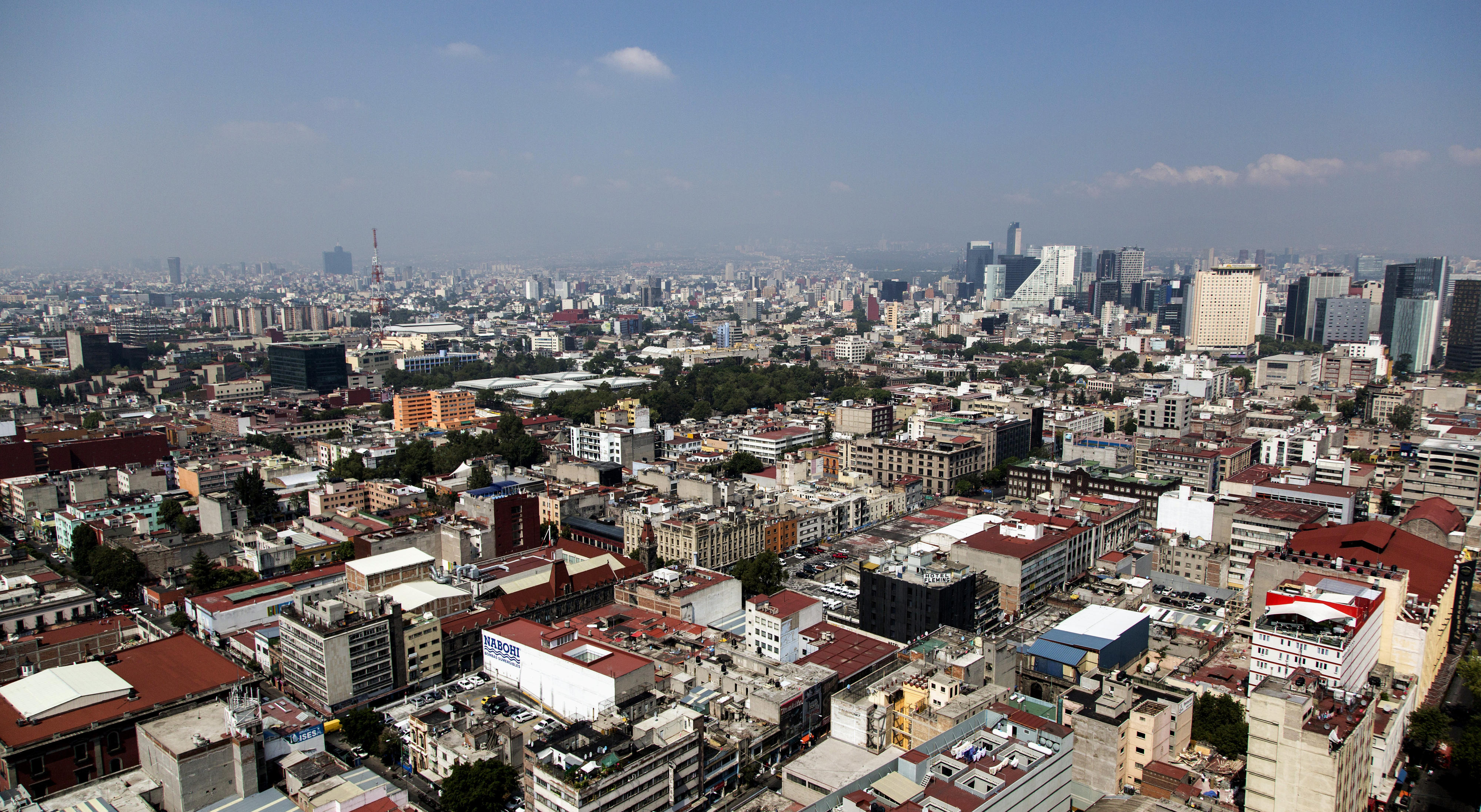 Blick auf Mexiko-Stadt