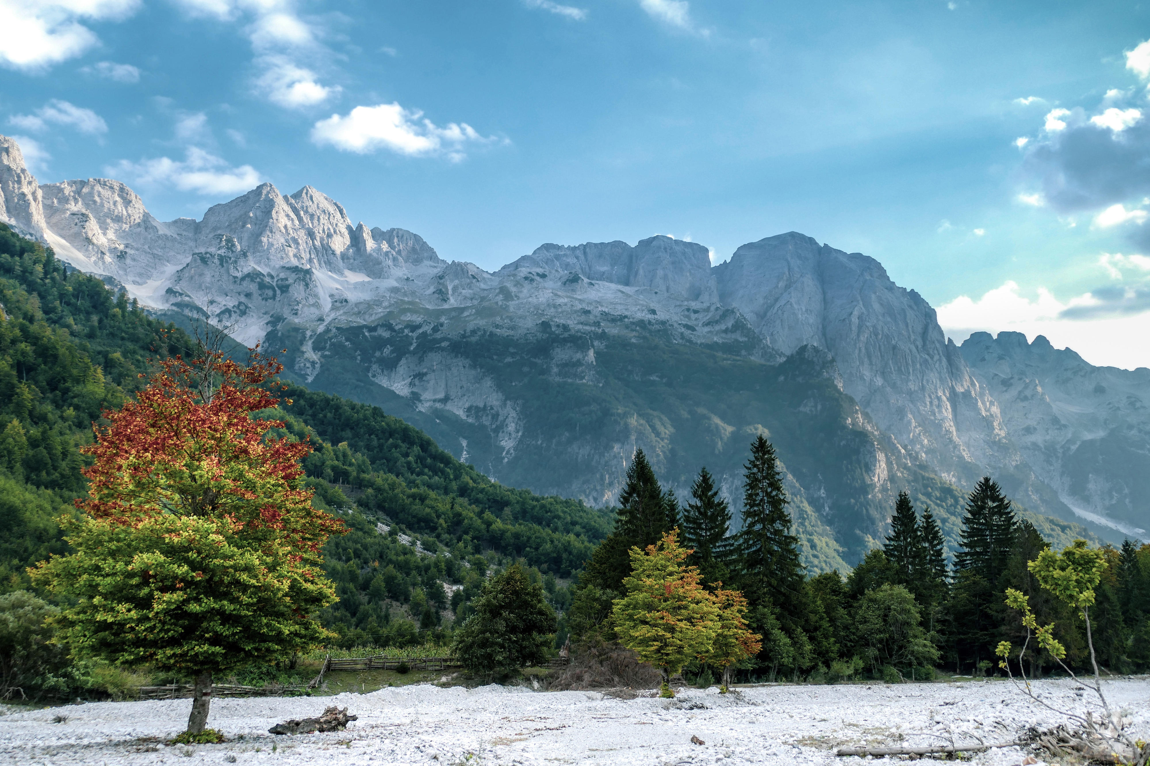 Berglandschaft bei Valbona, Nordalbanien