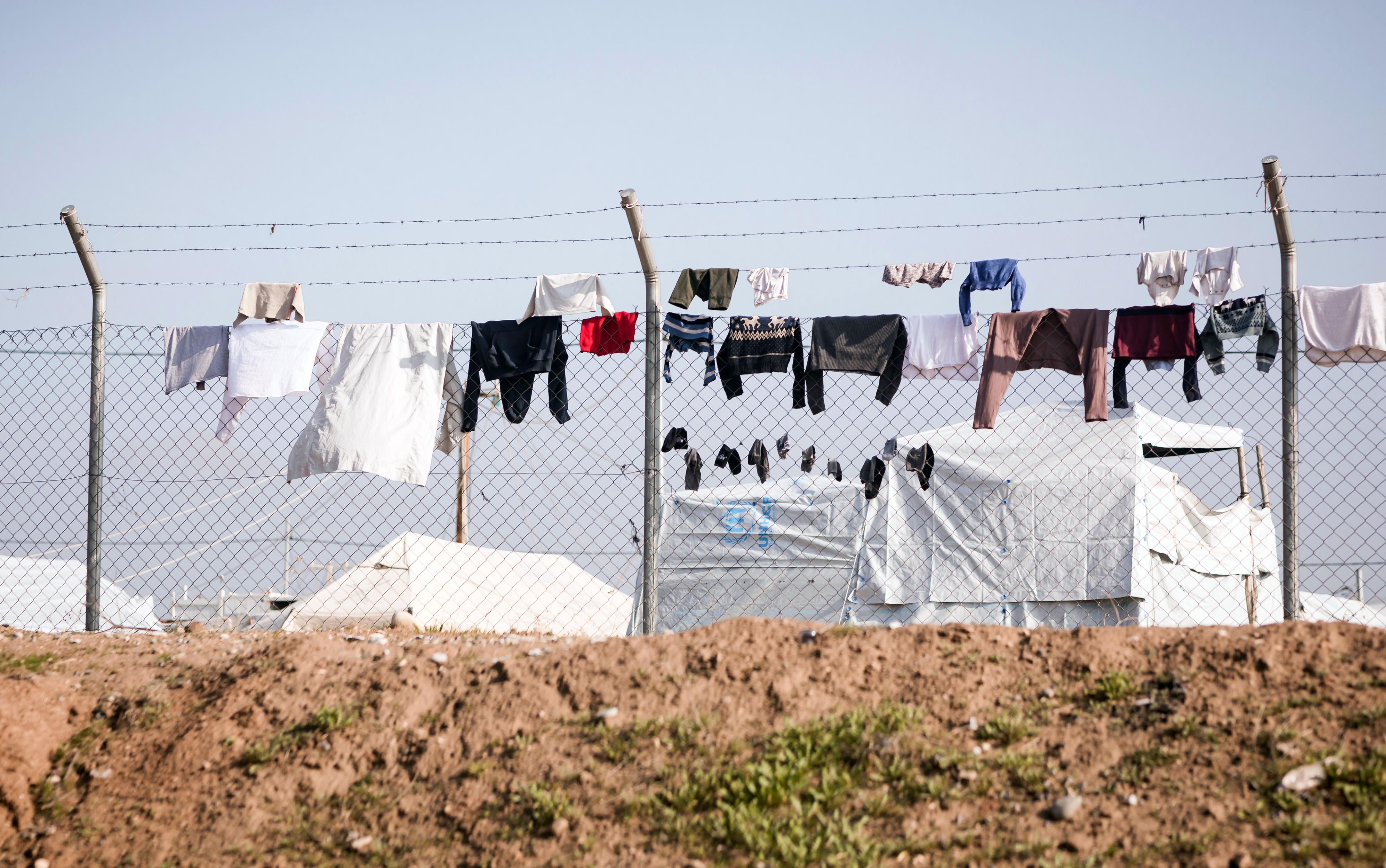 Das Lager Domiz für syrische Geflüchtete in Dohuk, Region Kurdistan-Irak