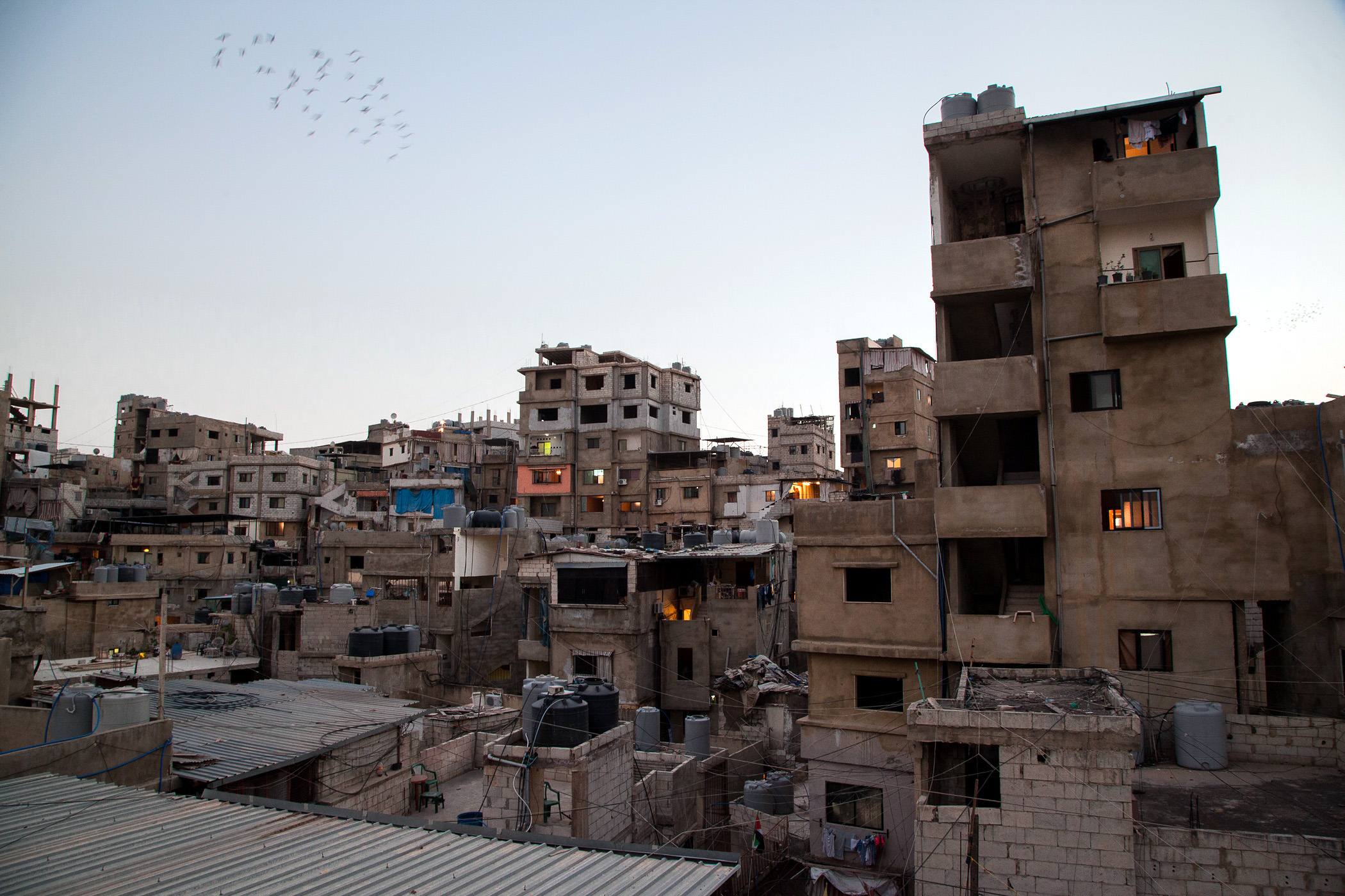 Das Lager Bourj el-Barajneh für palästinensische Flüchtlinge in der libanesischen Hauptstadt Beirut