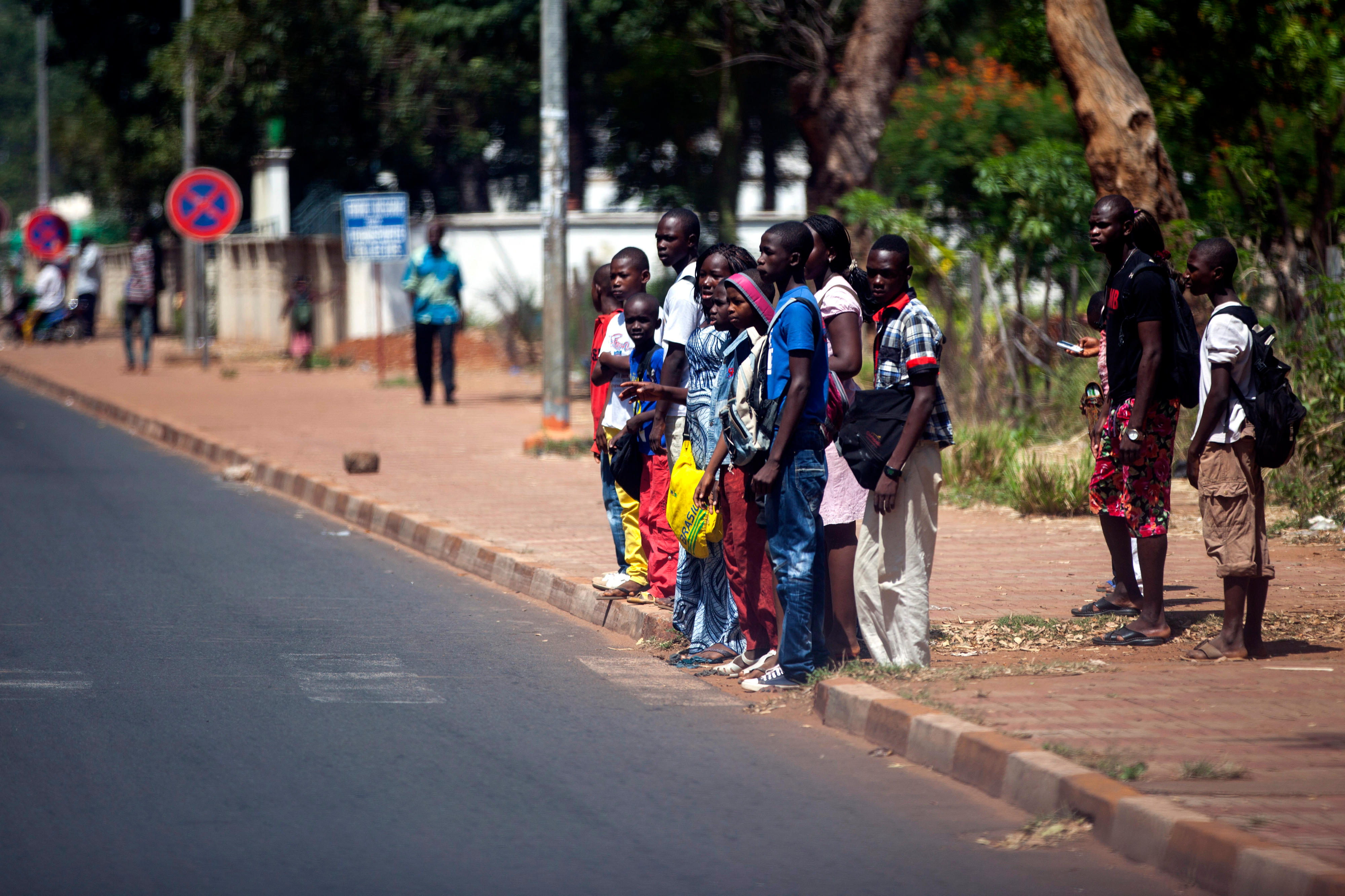 Schüler in Mali