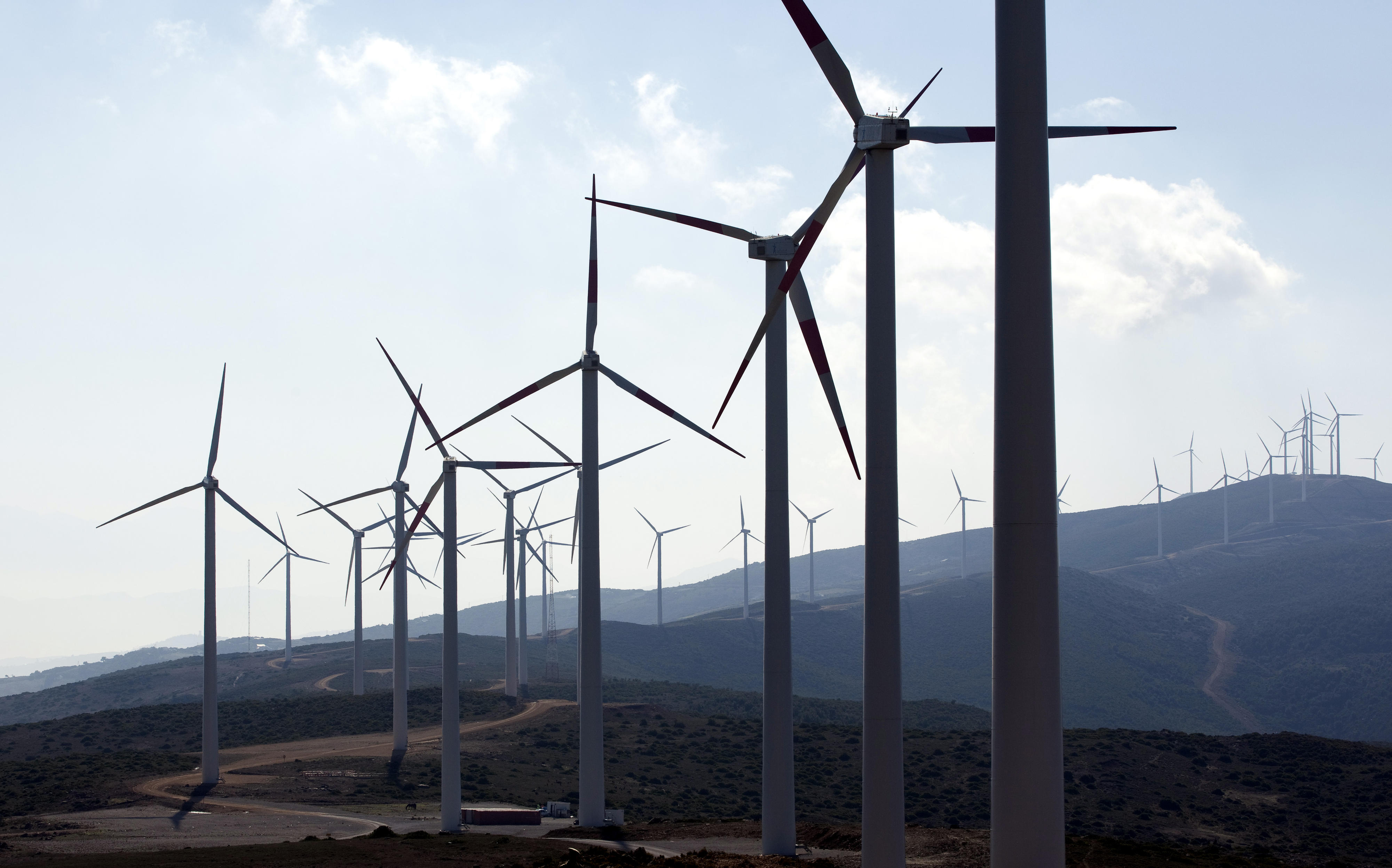 Tangier Wind Farm in Morocco