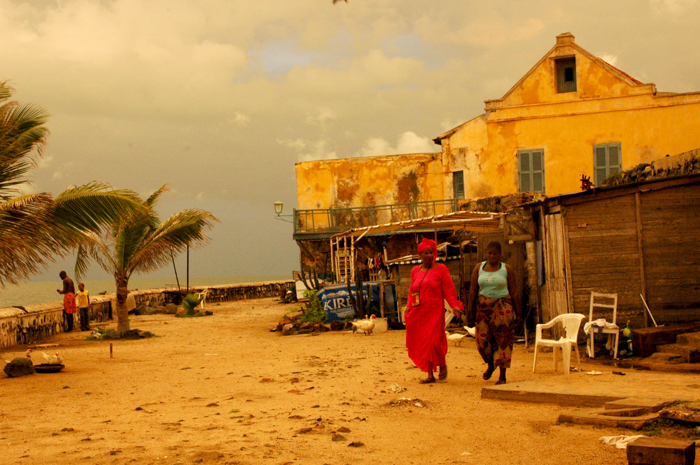 Two women on the coast near Dakar
