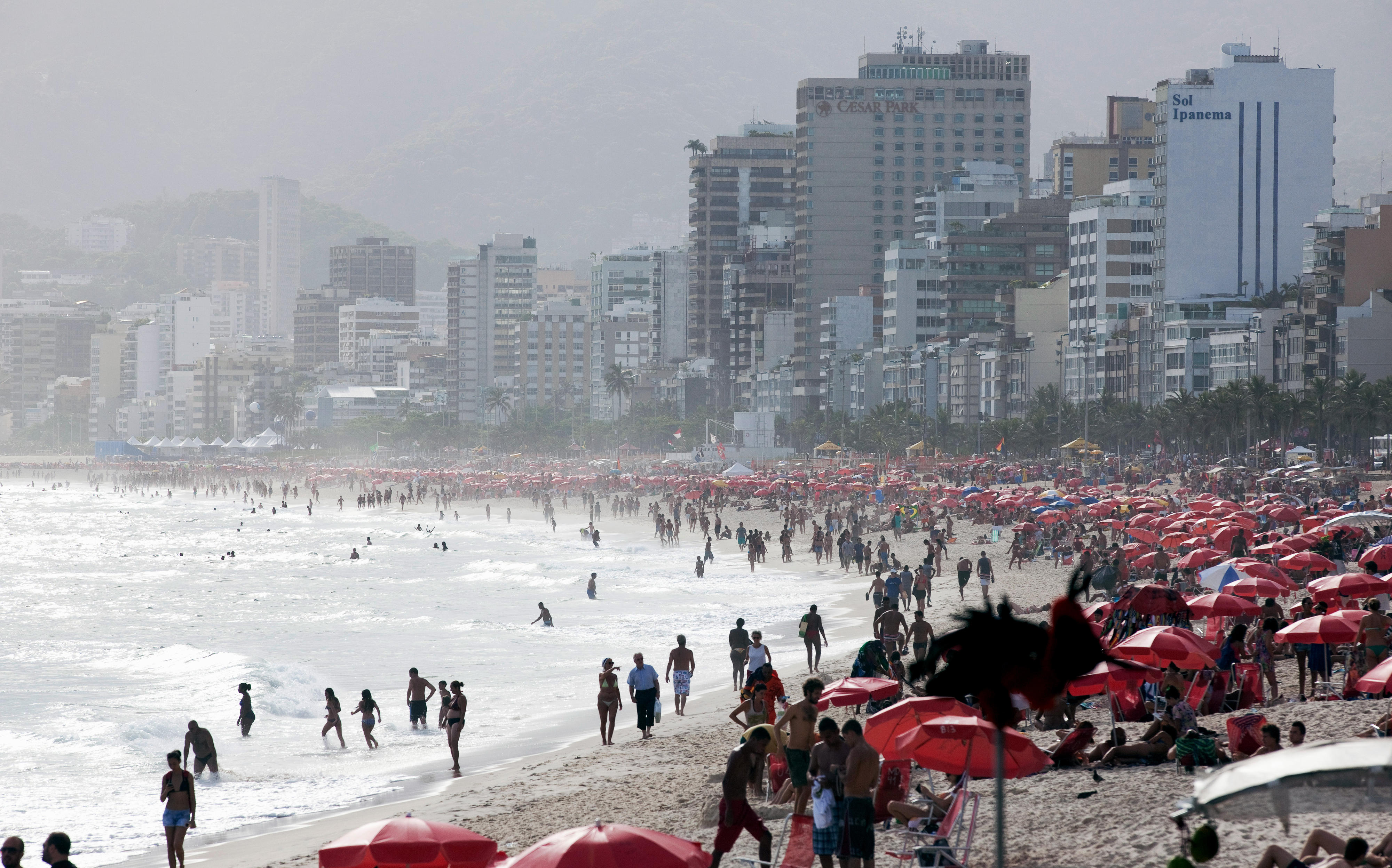Ipanema beach in Rio de Janeiro
